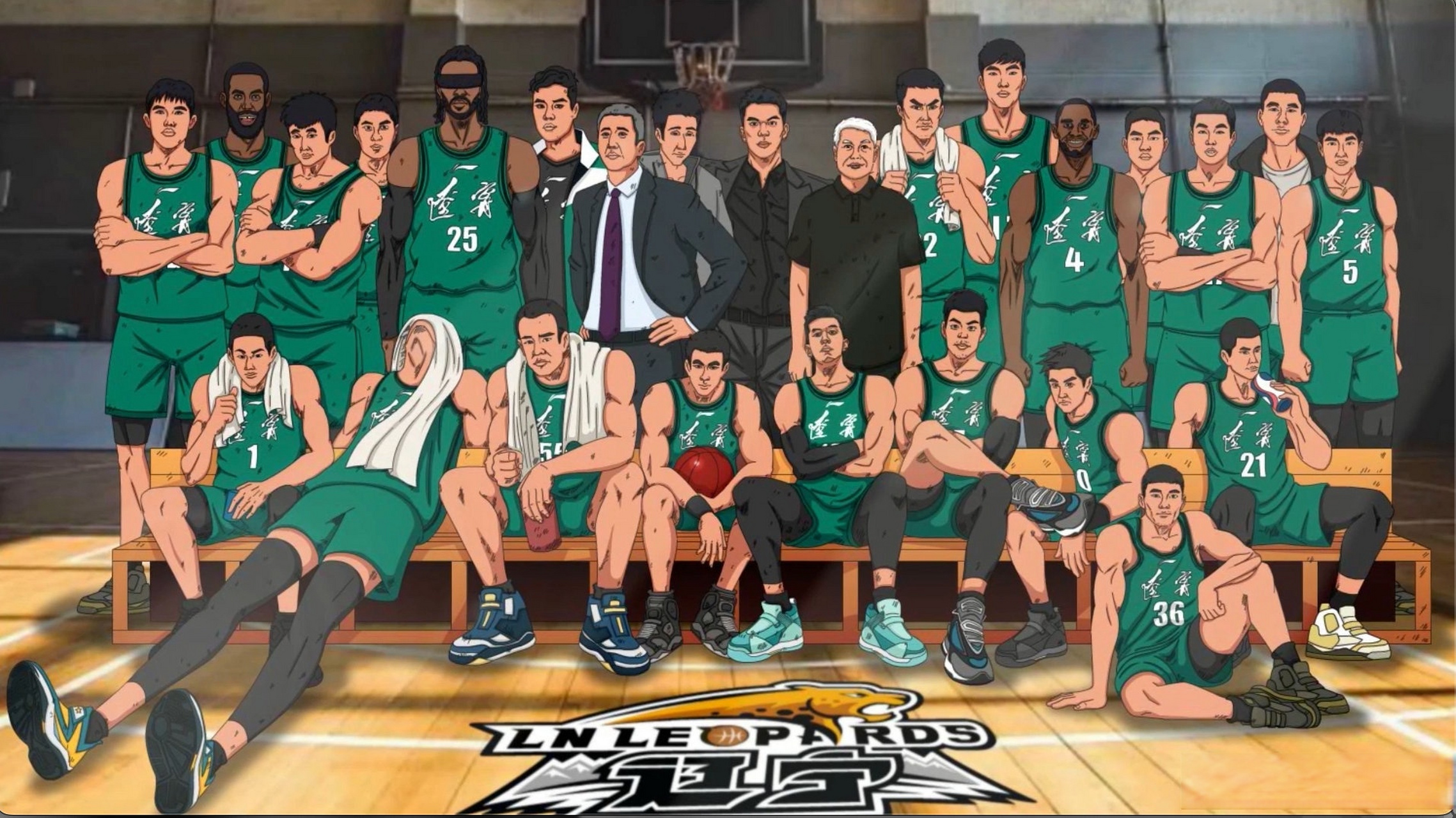 漫画版辽篮夺冠##沈阳全城为辽篮加油# 冠军之路,一个人都不能少!