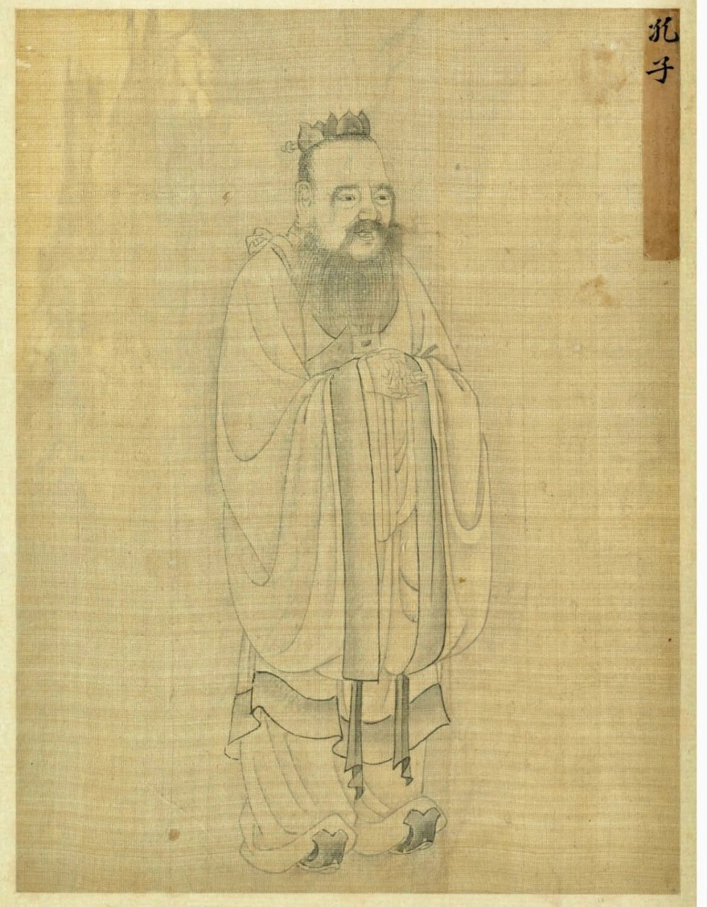 海昏侯墓发现最早的孔子像!