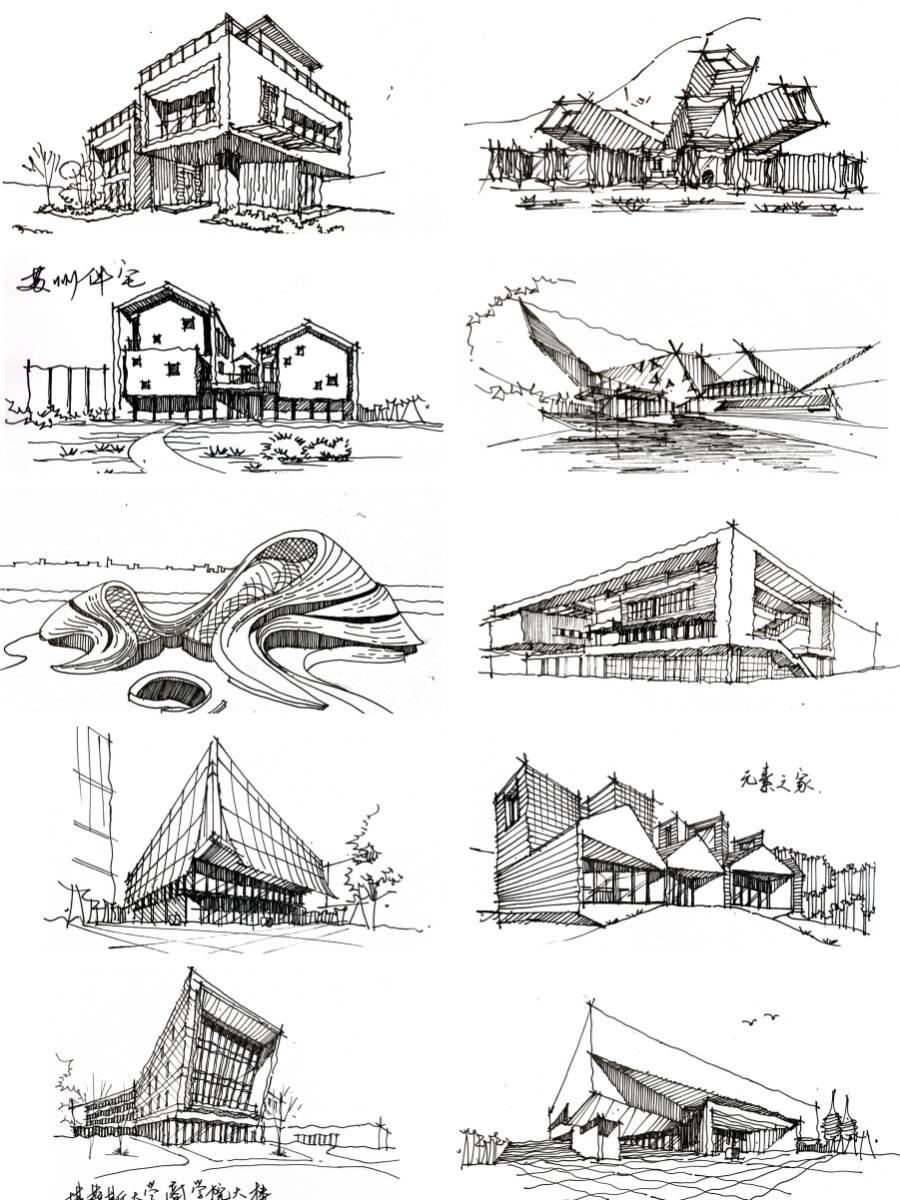 💥建筑手绘挑战