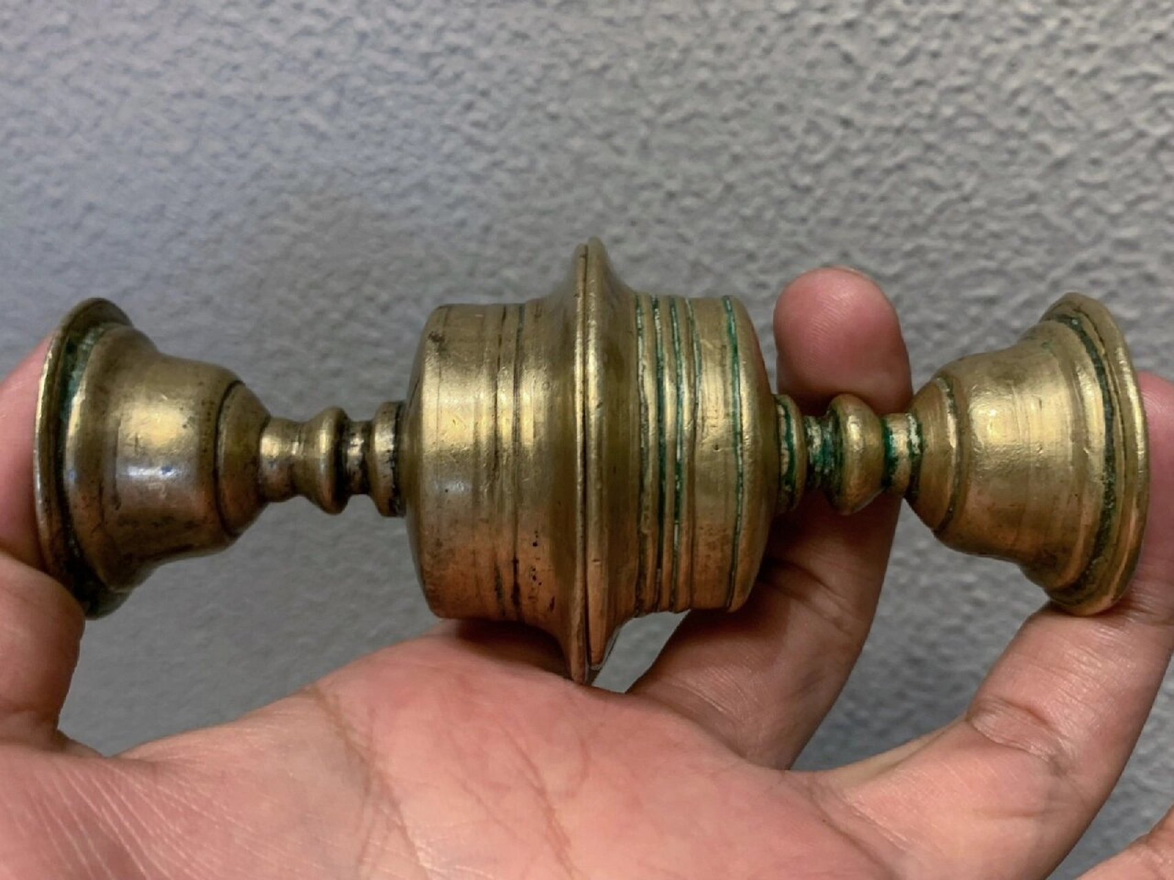 藏传清代原装一对老酥油灯老供灯老油灯 藏传清代原装一对老酥油灯老