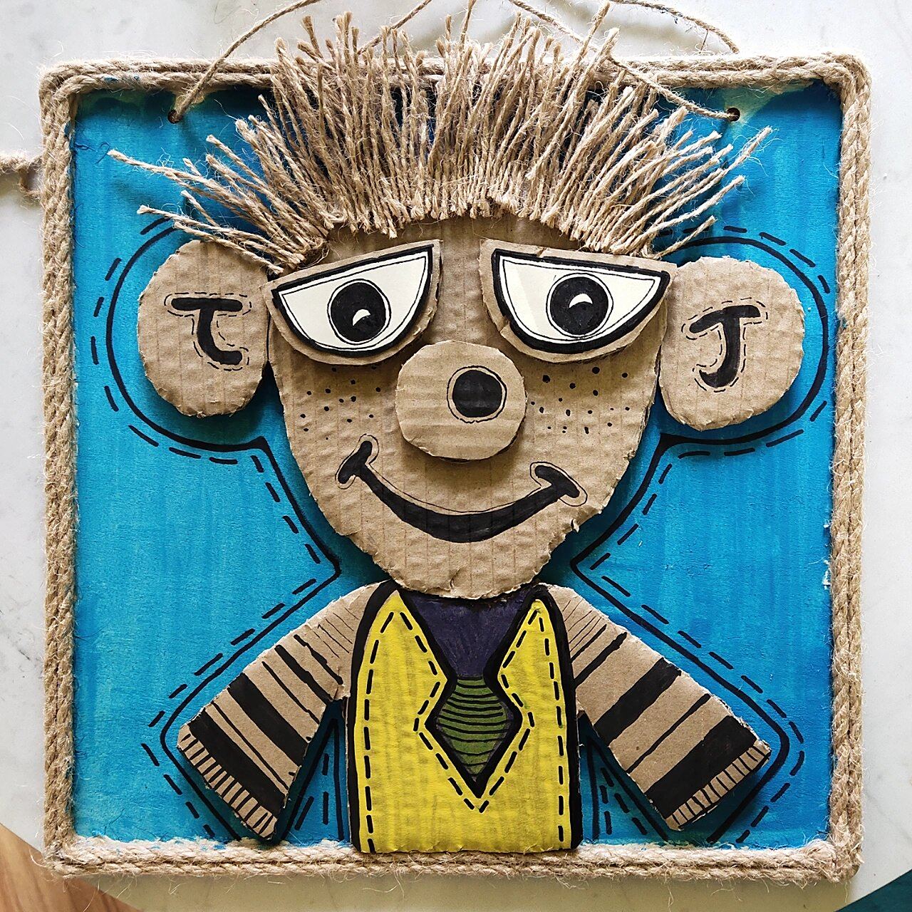 有趣的《纸板人》手工