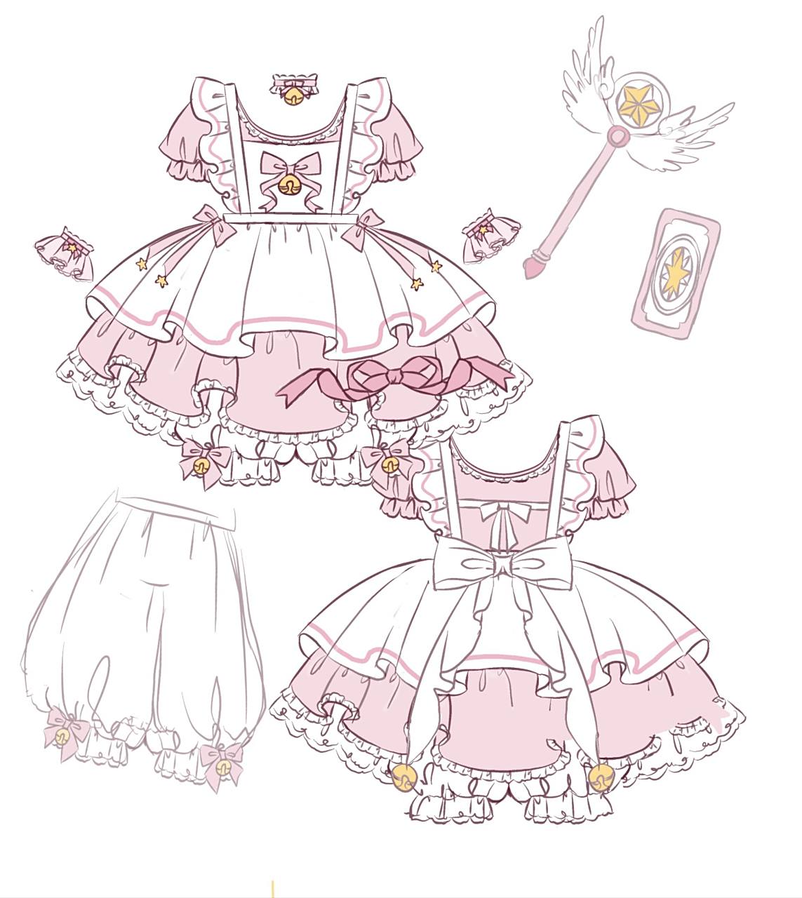 魔法少女lolita原创设计 待出    分领域授权