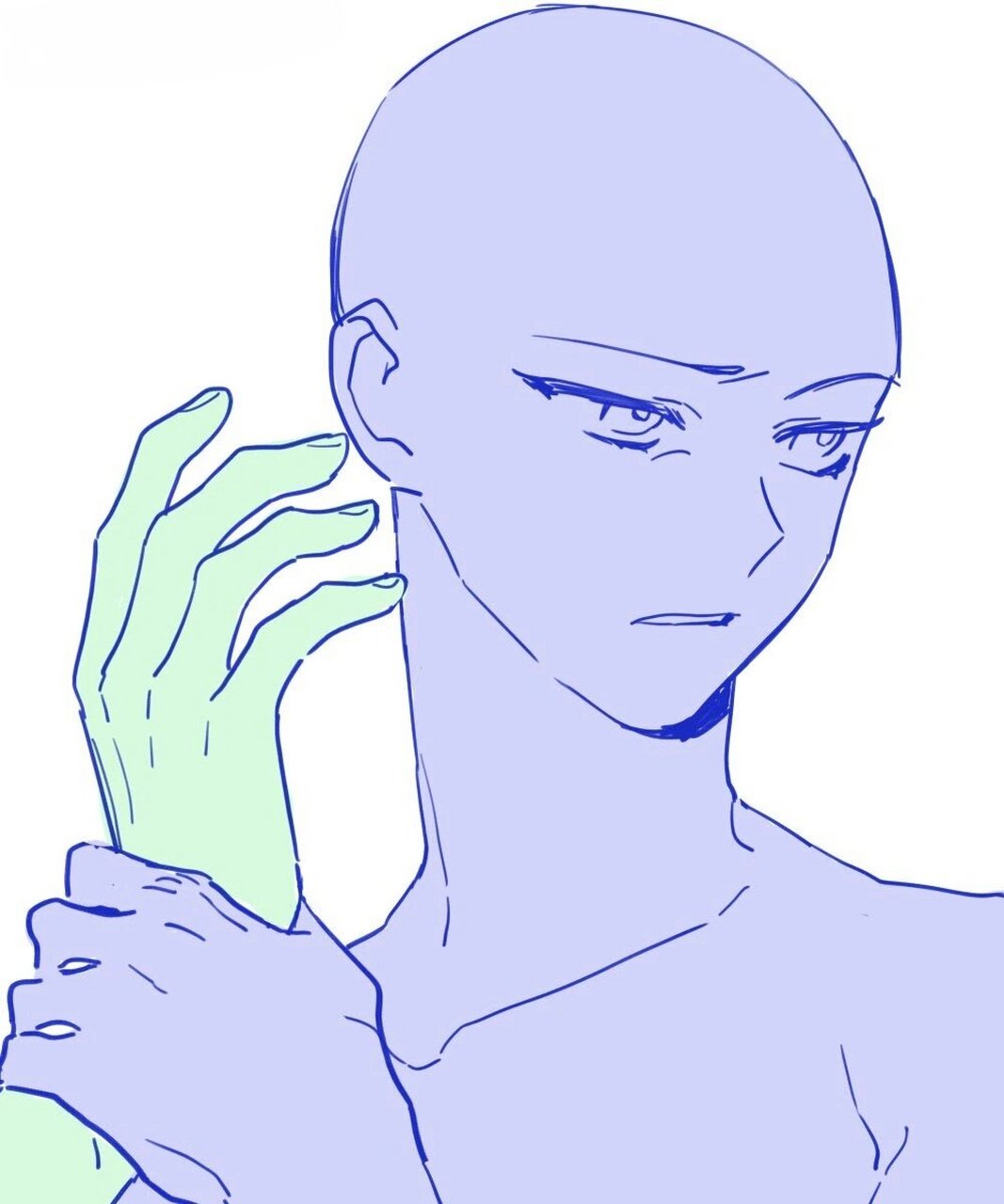 【板绘素材】人物动态姿势参考模板