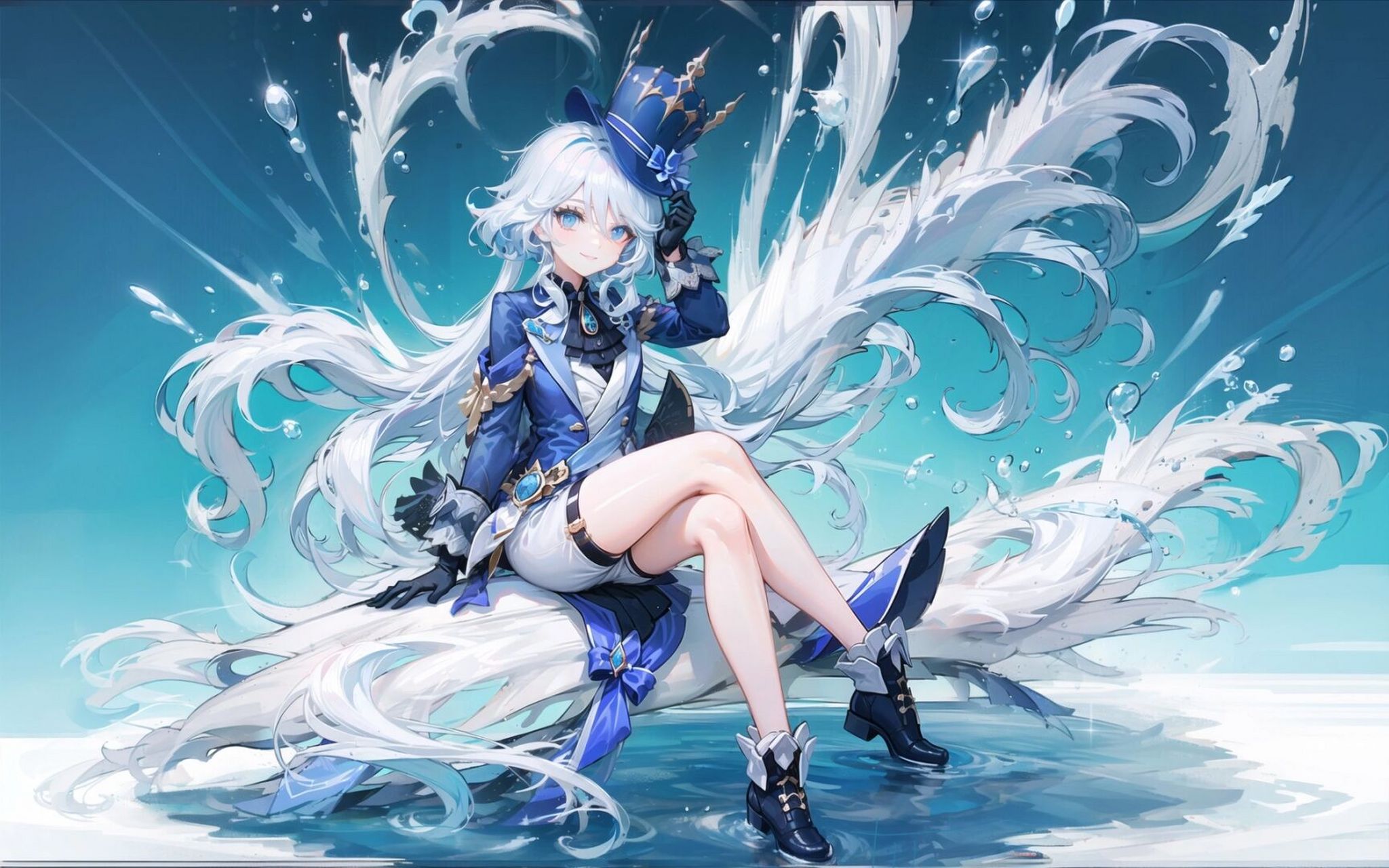 私信拿图,侵权必删 来源:米游社 #原神# #原神壁纸# #枫丹# #芙宁娜