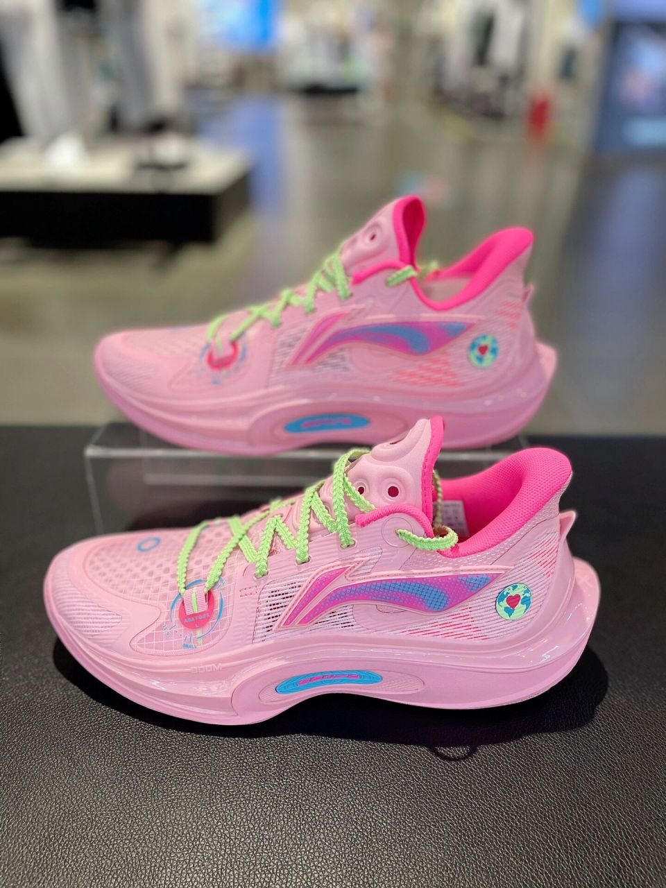 李宁 音速11 爱护地球 玫粉色