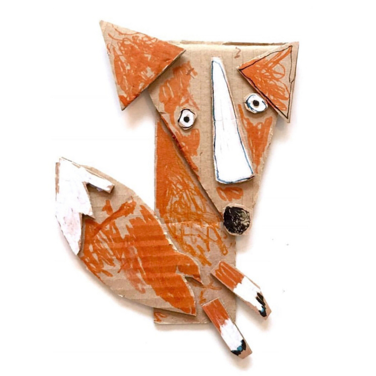 九款硬纸板做的小动物,激发宝贝想象力和动手力.