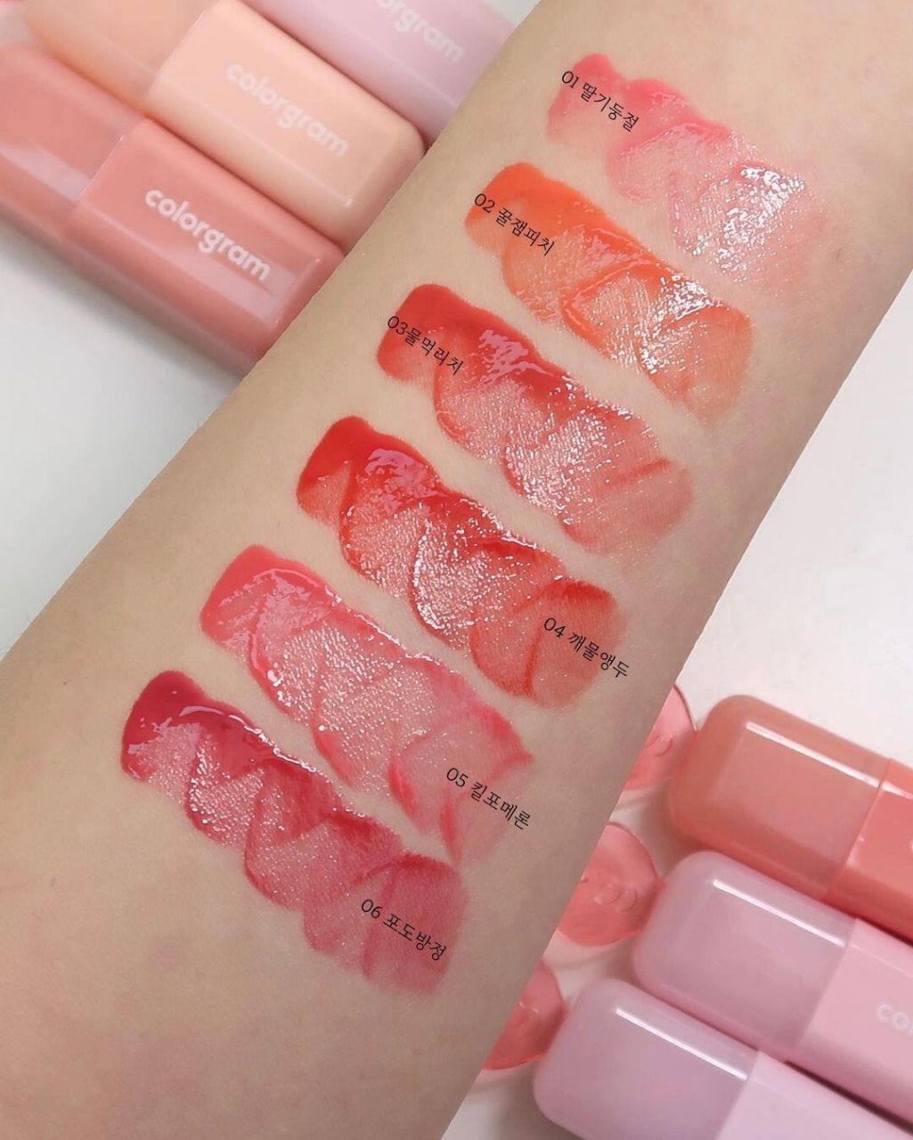 colorgram 新品唇釉试色 #韩国化妆品# #新品上市# #唇釉试色# #无