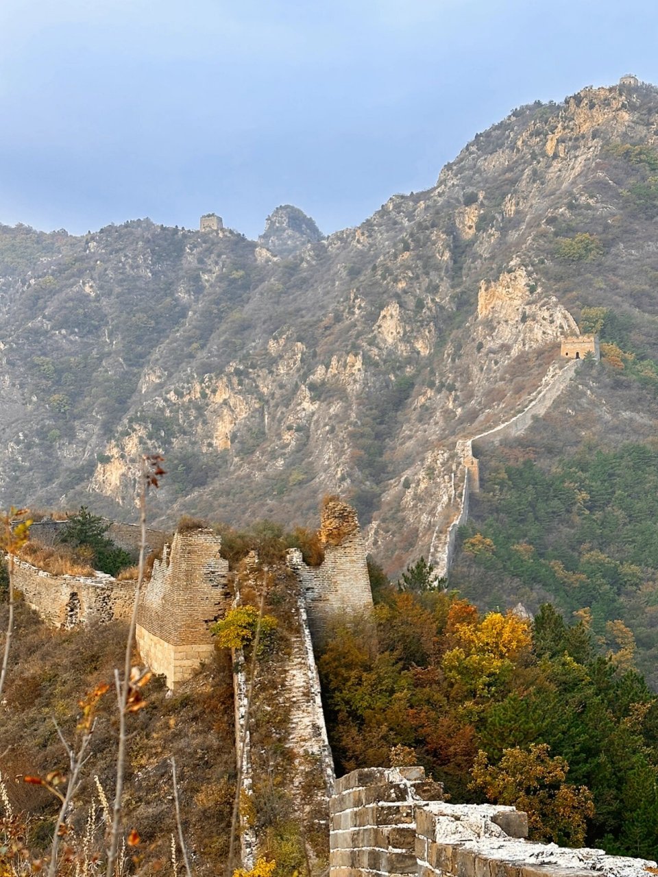 难度三险之上 白岭关东段-孤独楼 2022-10-15 /密云白岭关长城东 