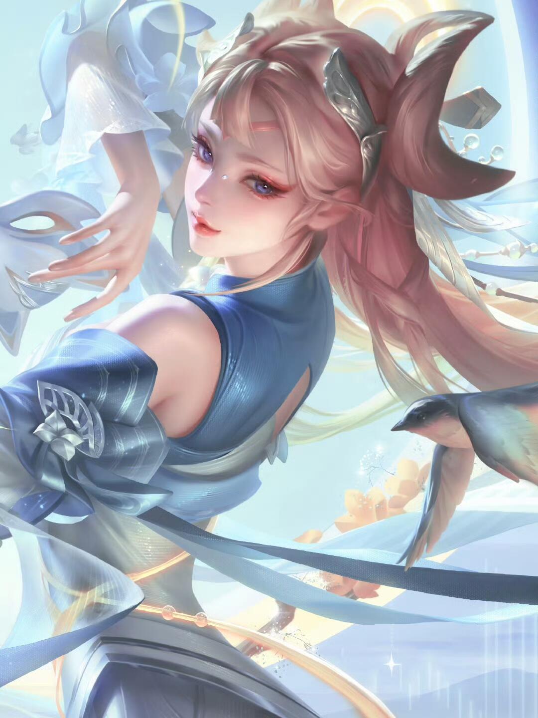 谁能拒绝粉蓝貂蝉?