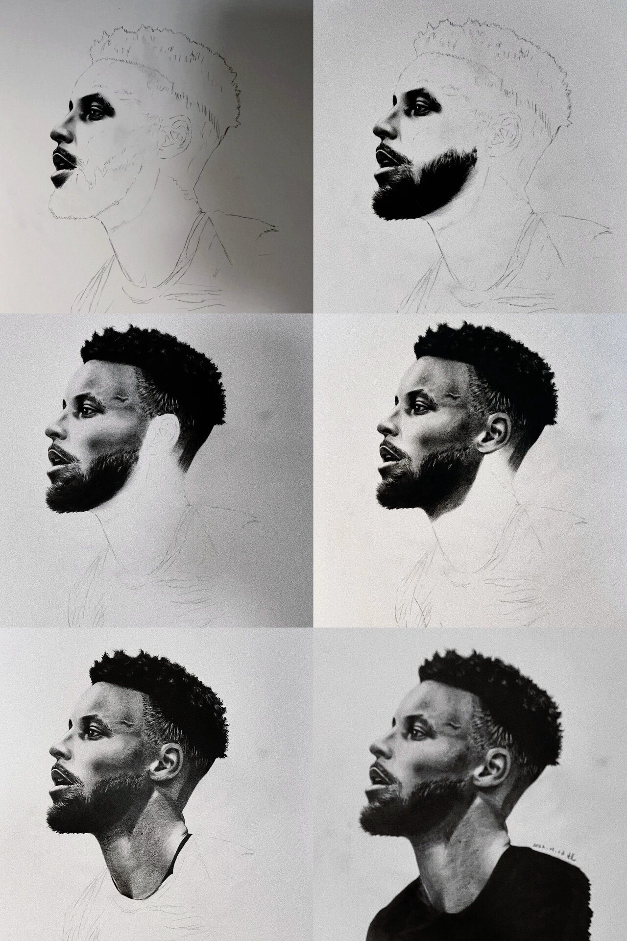 本期素描人物分享