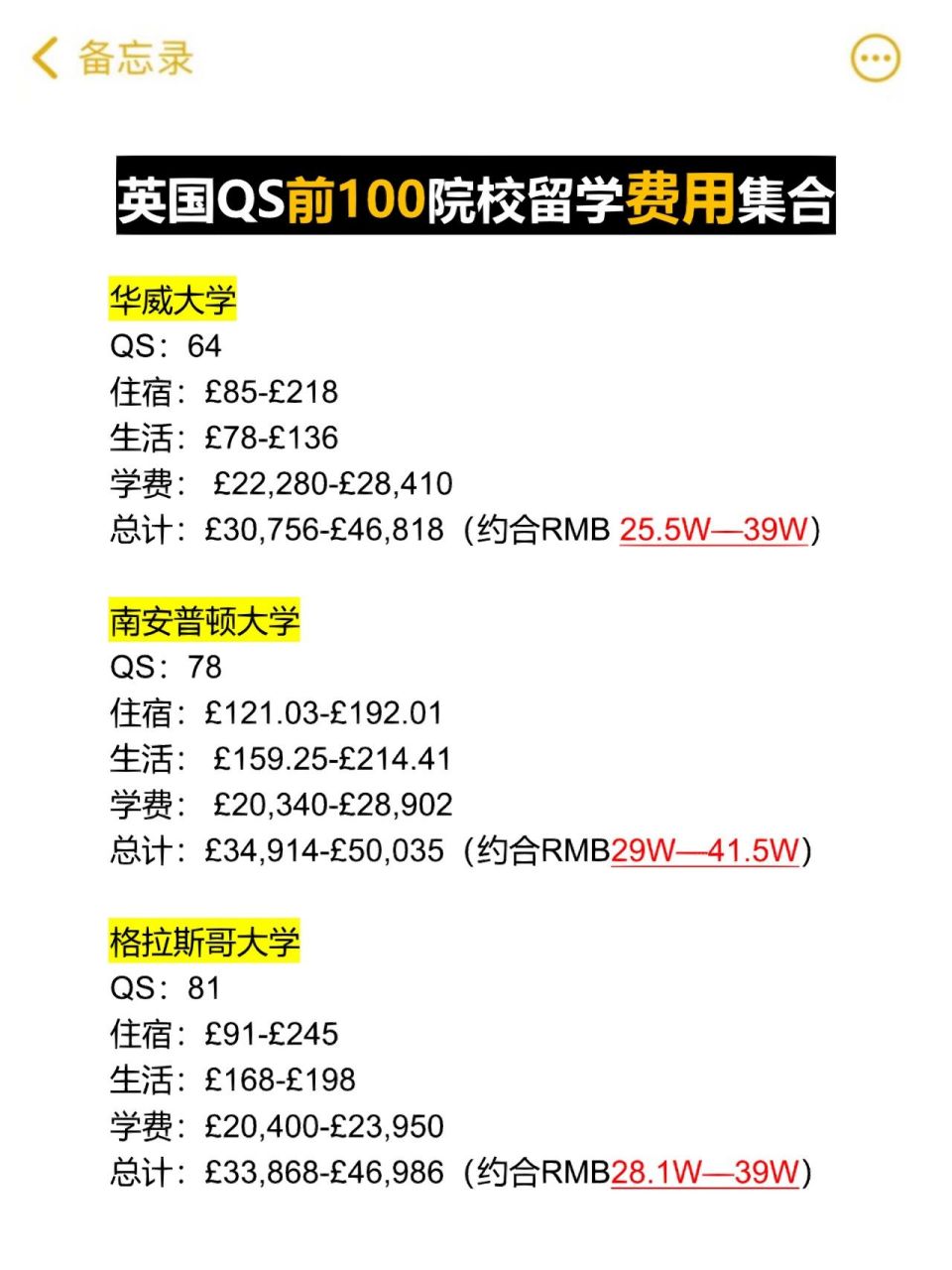 留学生学校费用多少(出国留学最少需要多少钱)