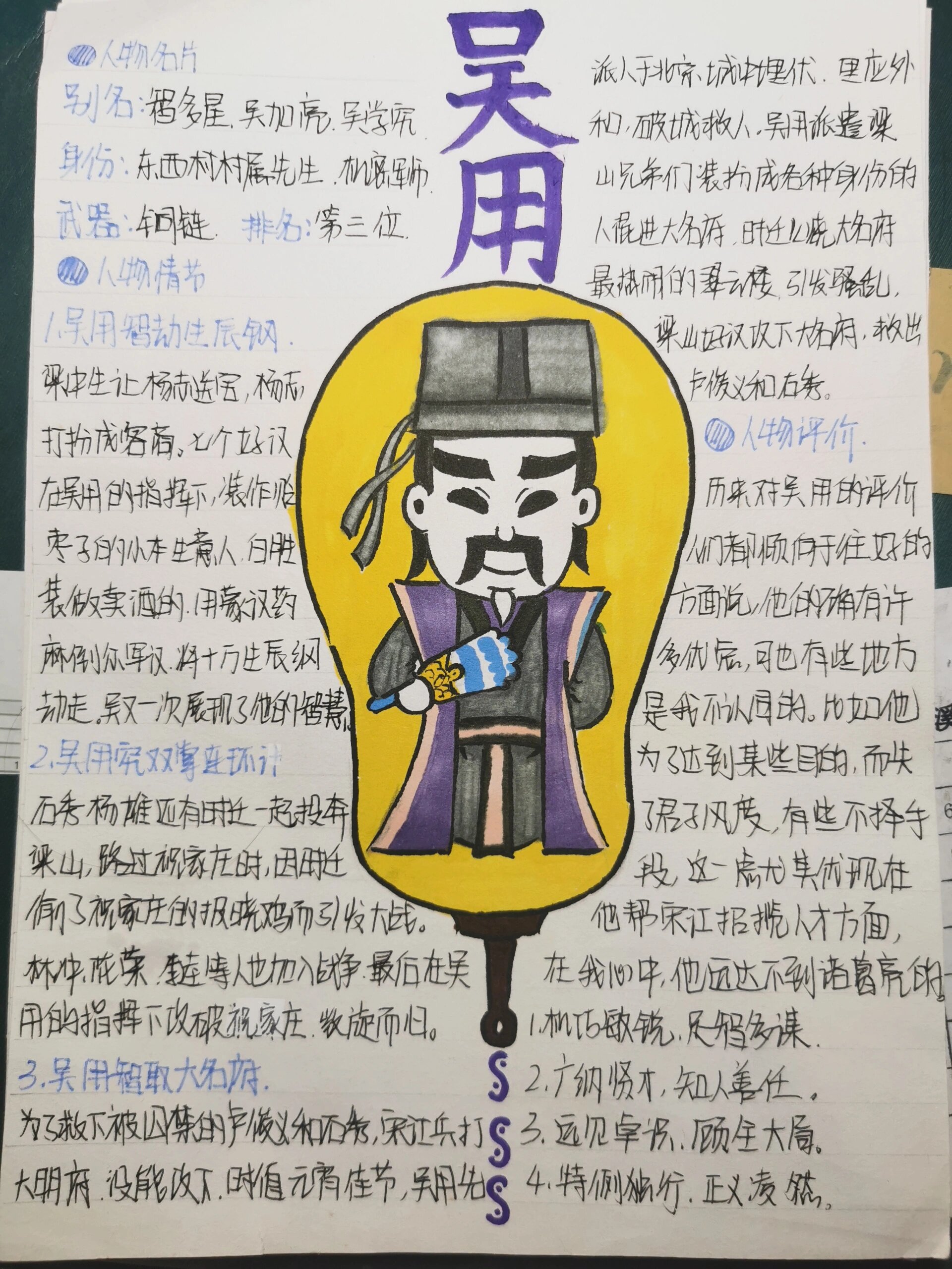 水浒传人物卡