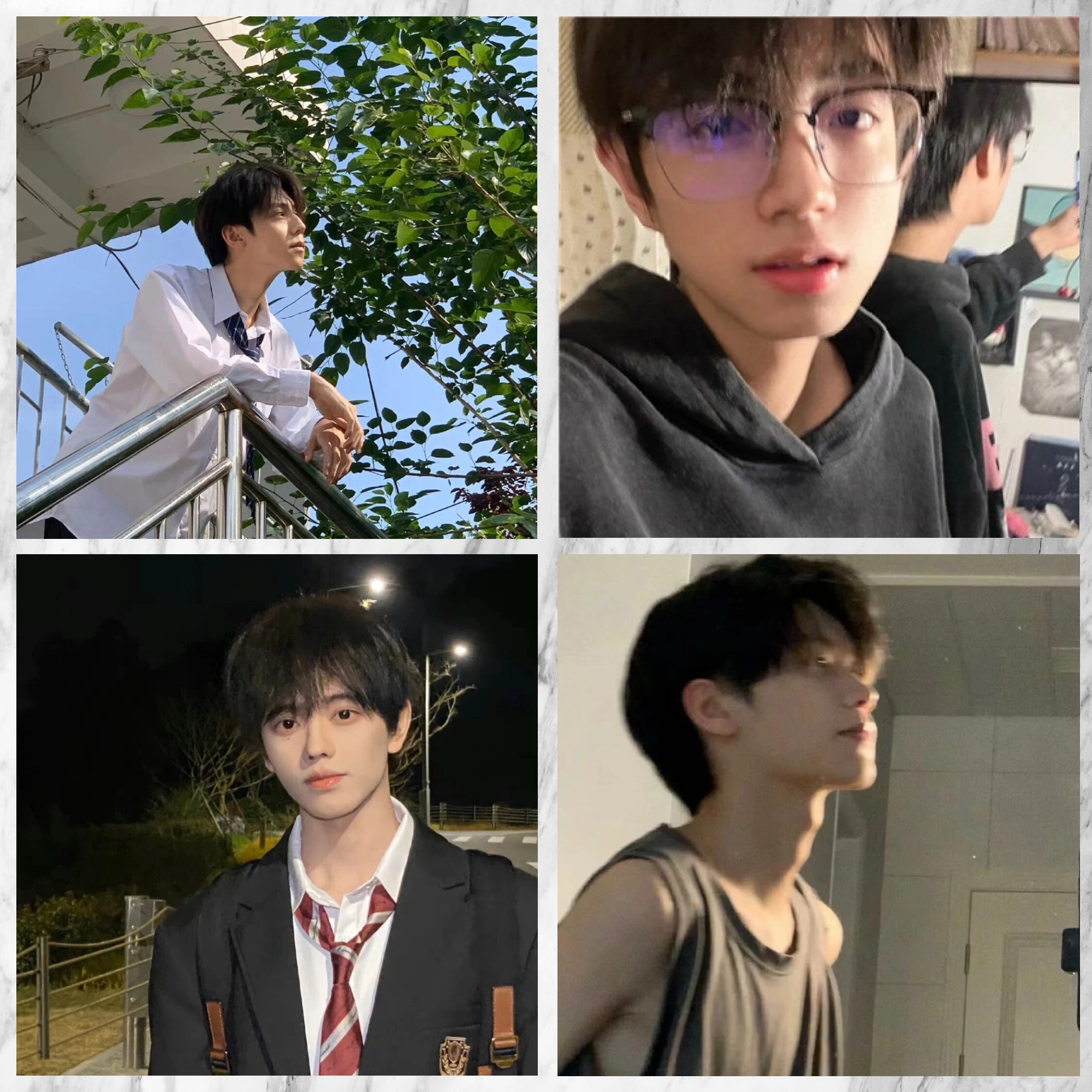 青春少年真实男头展朝气