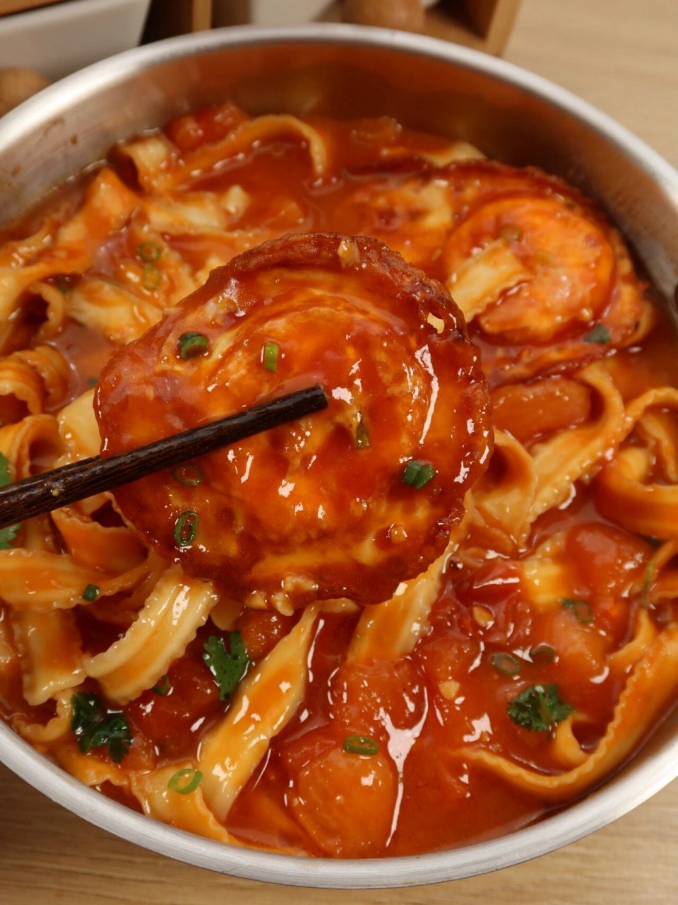 做番茄煎蛋刀削面就没输过!