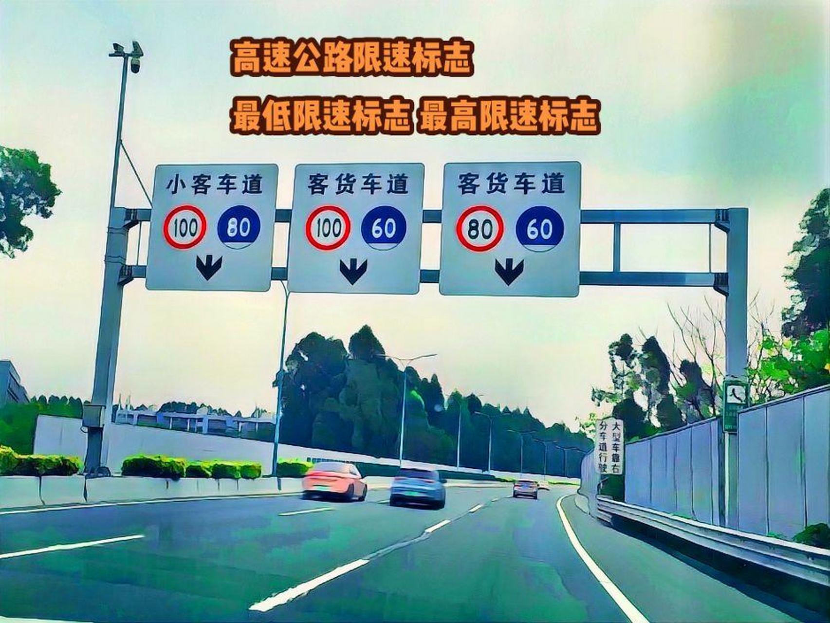 道路限速标志图解大全图片