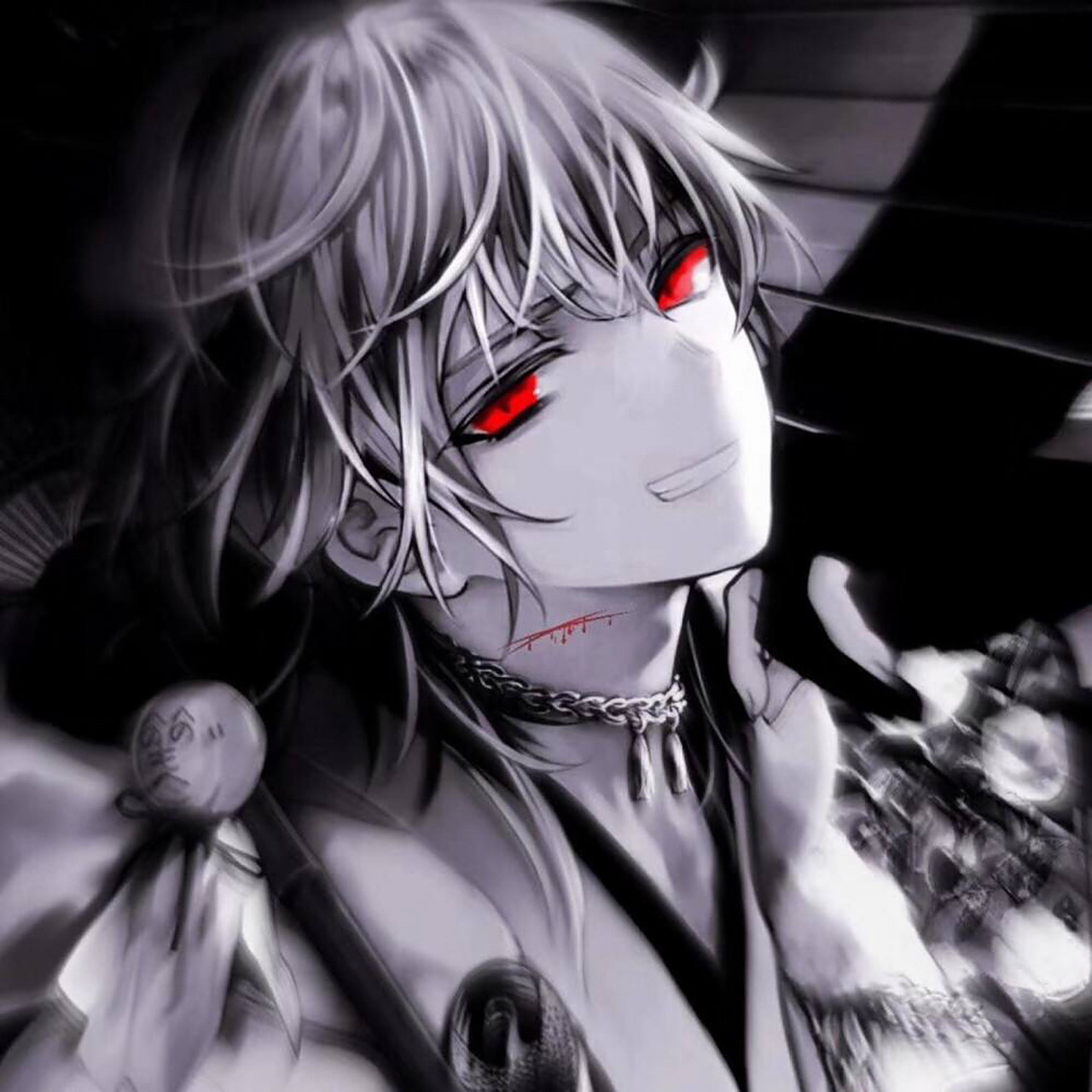 男生动漫头像  暗恶(1) 你们还想要哪种头像可以在下方评论,我帮你们