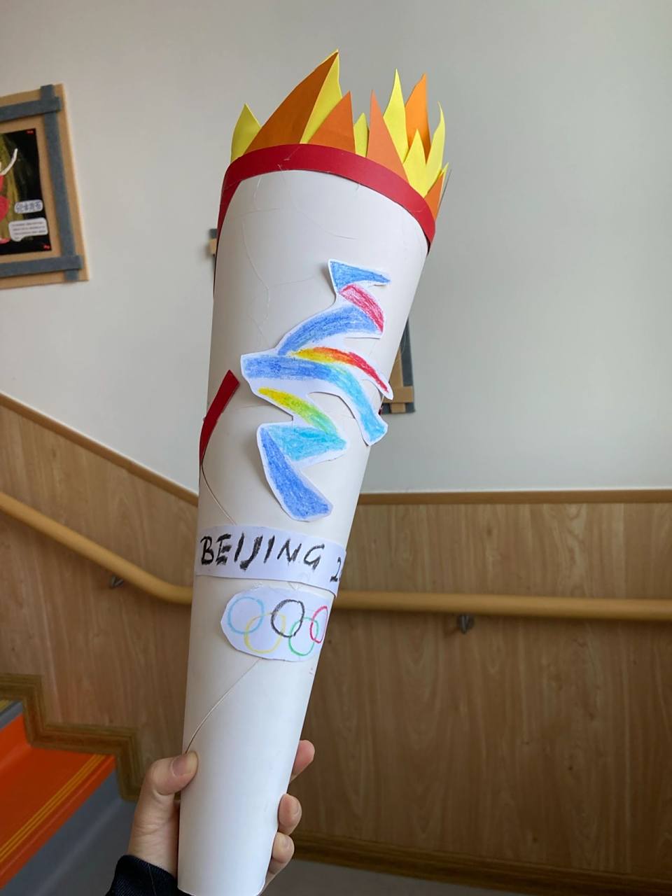 手工冬奥会火炬 手工冬奥会火炬