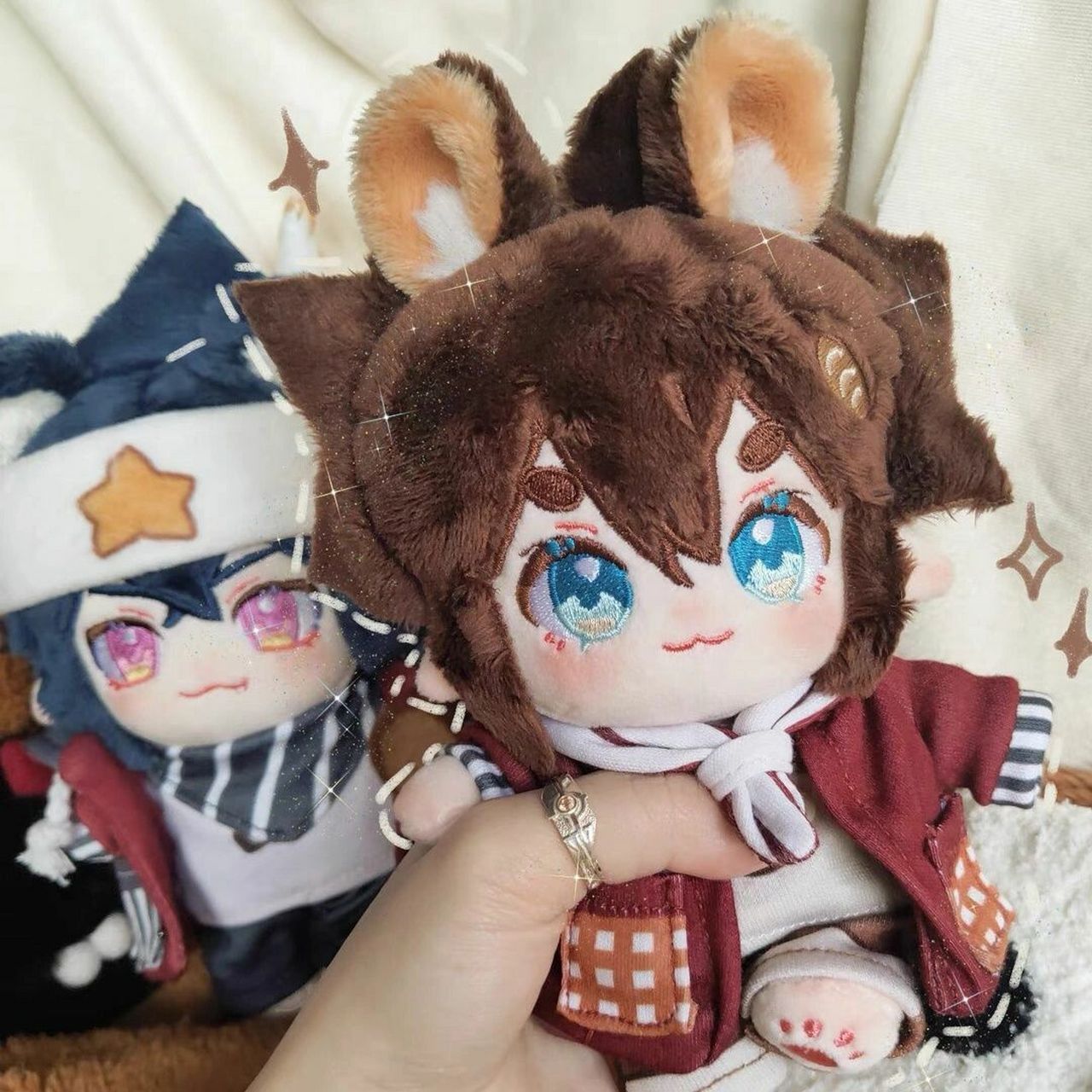 大刀出安迷修棉花娃娃 含娃衣,画手言帅.