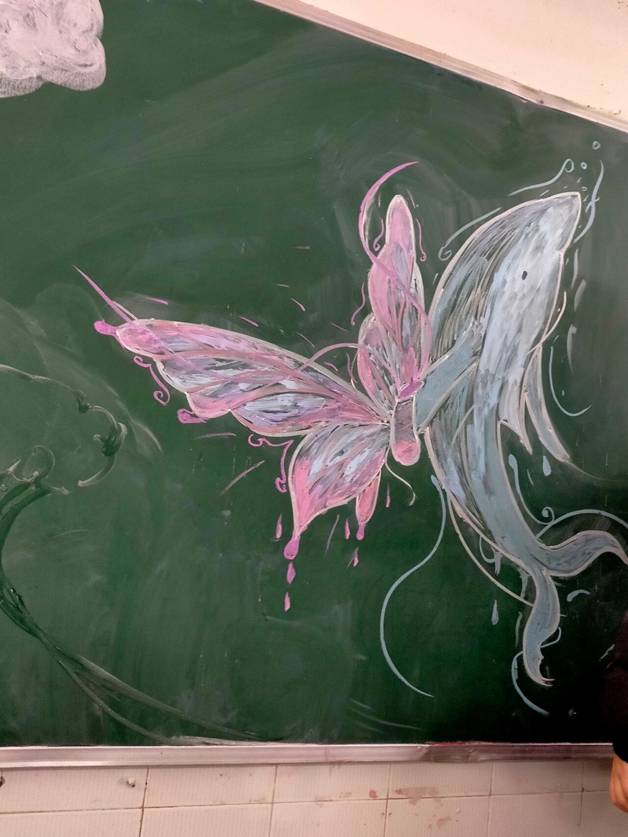 黑板报 粉笔 校园