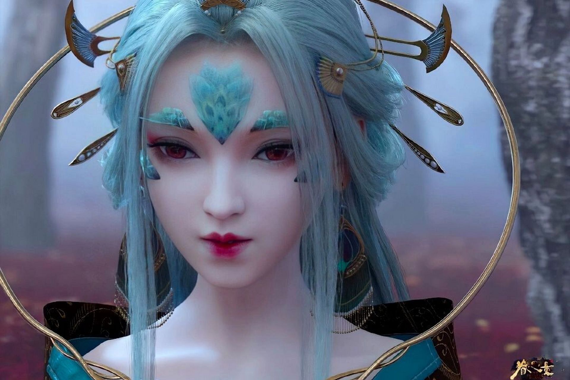 国漫|眷思量— 每个女角色都美的很有特点73 这部动漫  建模水平真