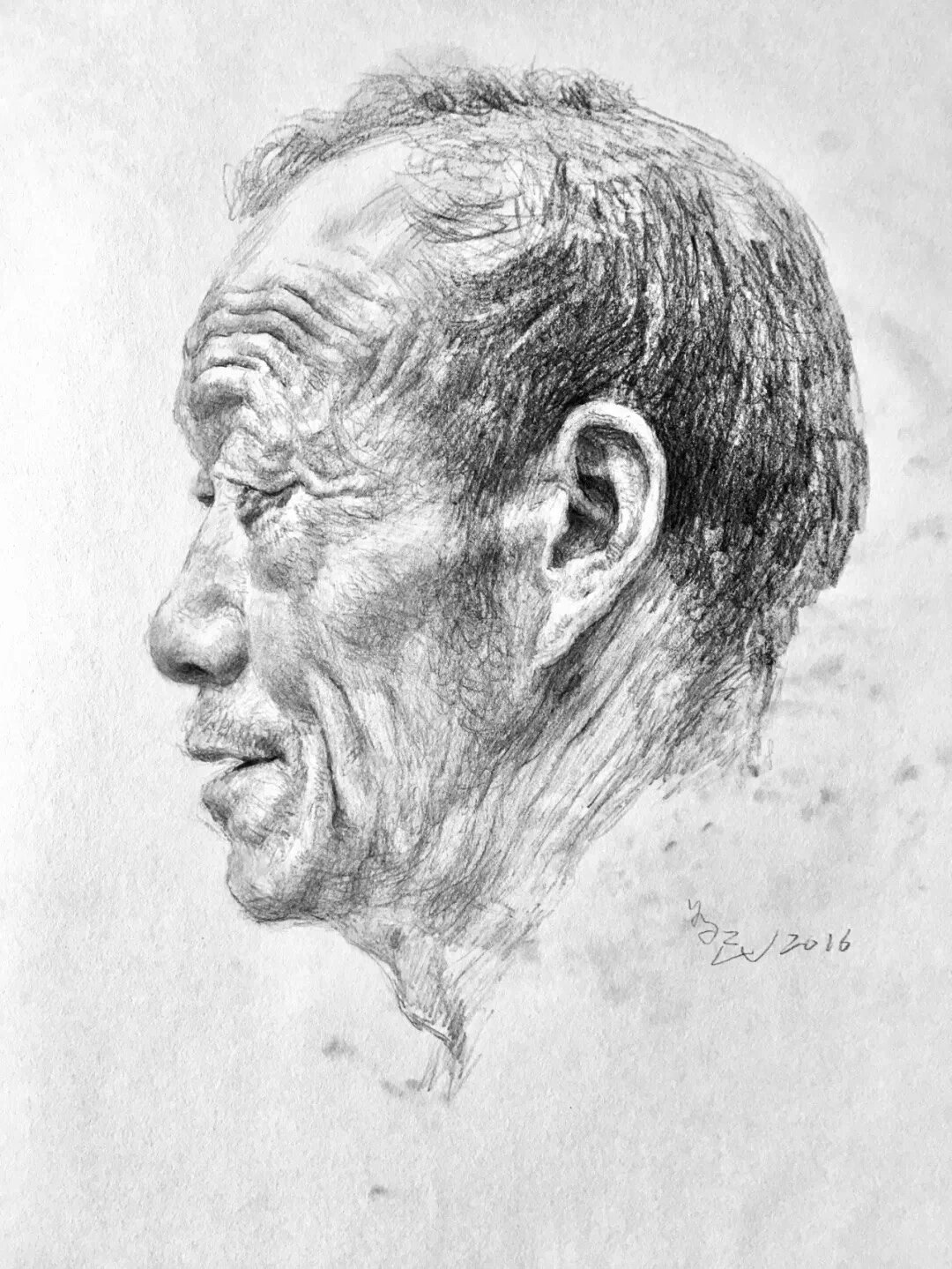 央美教授|孙为民素描速写