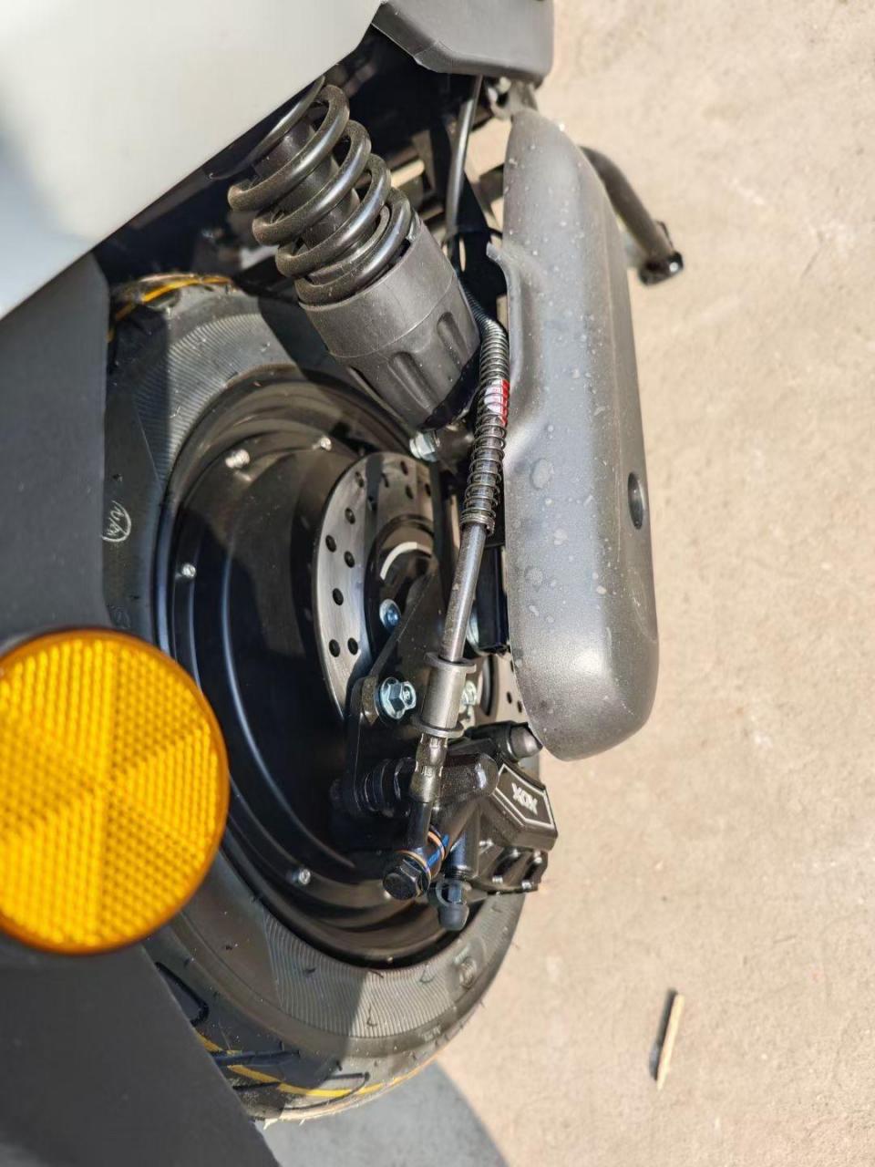 豪顺电动车 前后双碟 新车新电池