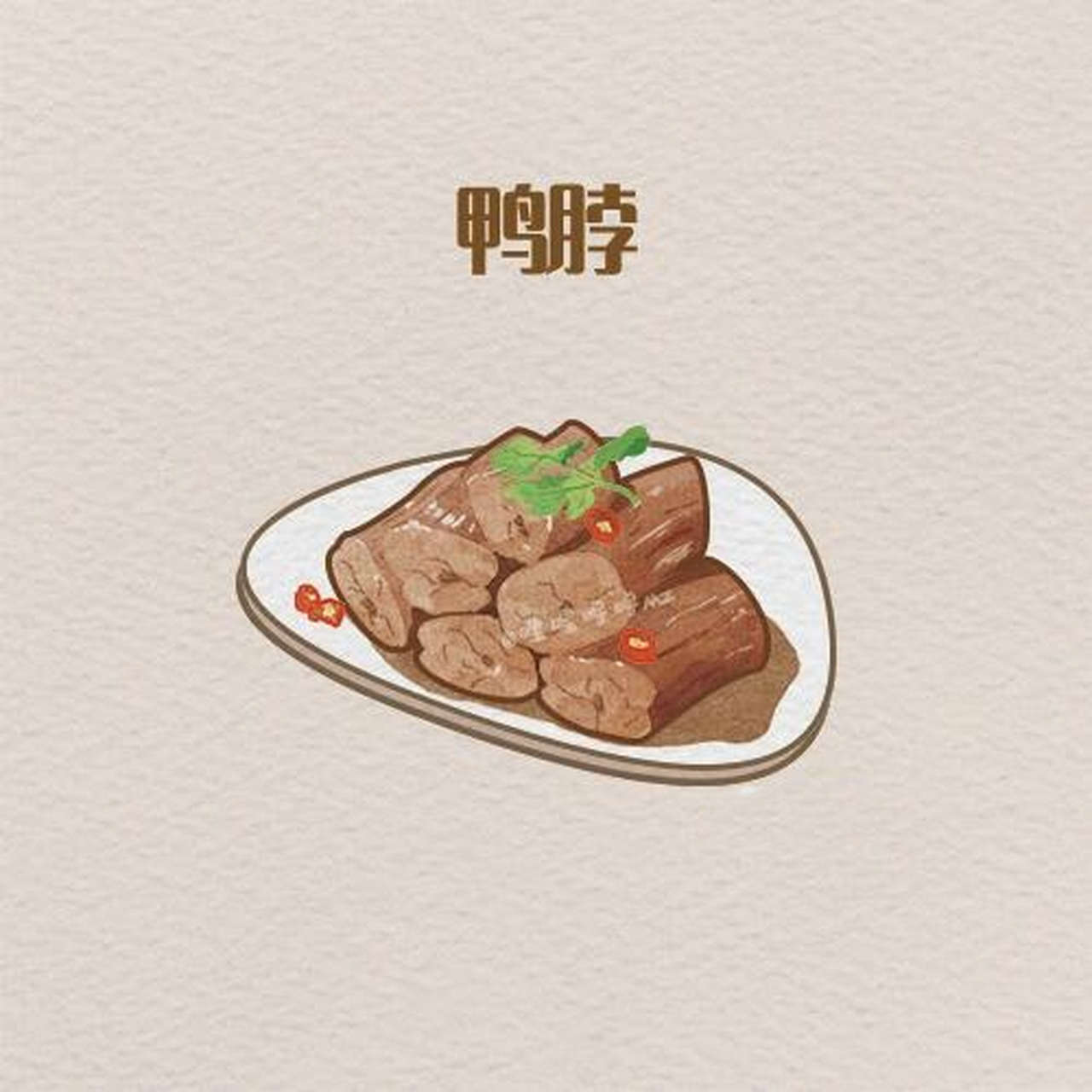 🎨手绘武汉8道传统美食,属于武汉的记忆 作为土生土长的武汉人,最