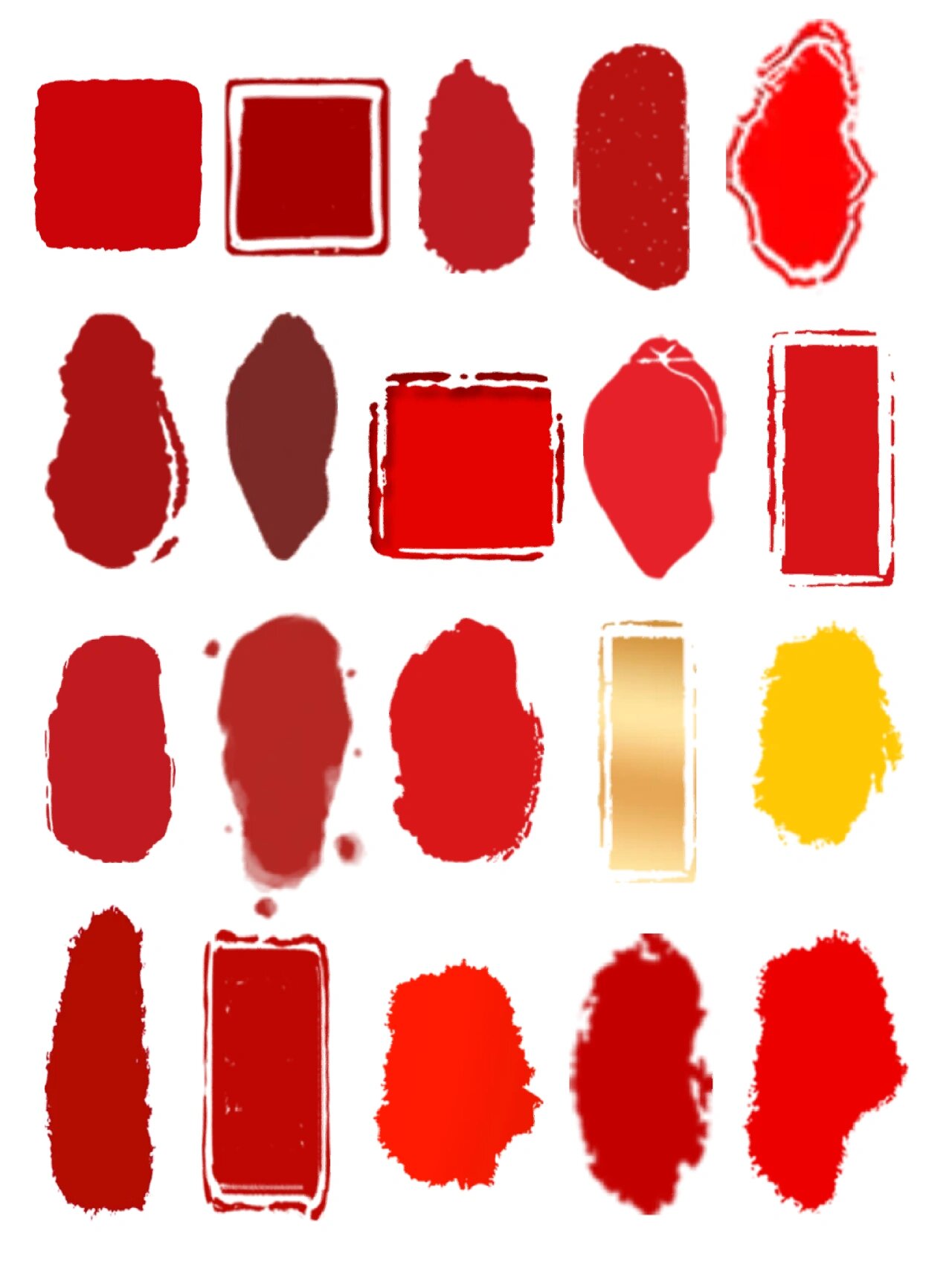 中国风|传统古风印章元素 免抠素材合集