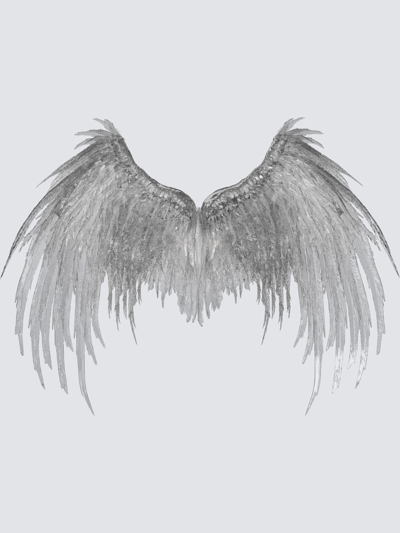 png素材分享|4k高清质感免扣天使翅膀