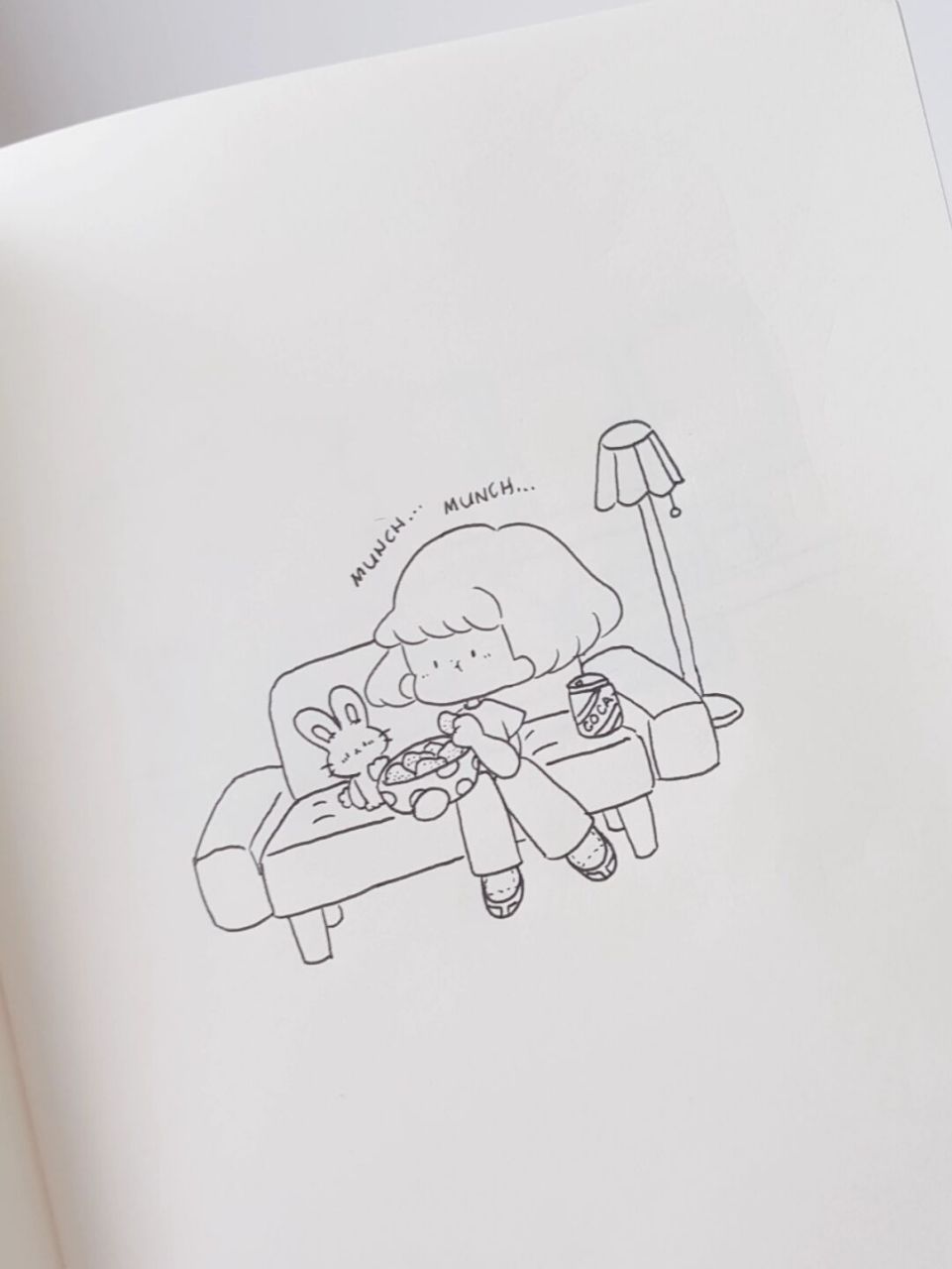 简笔画 | 看电视94啊 /(^○^)