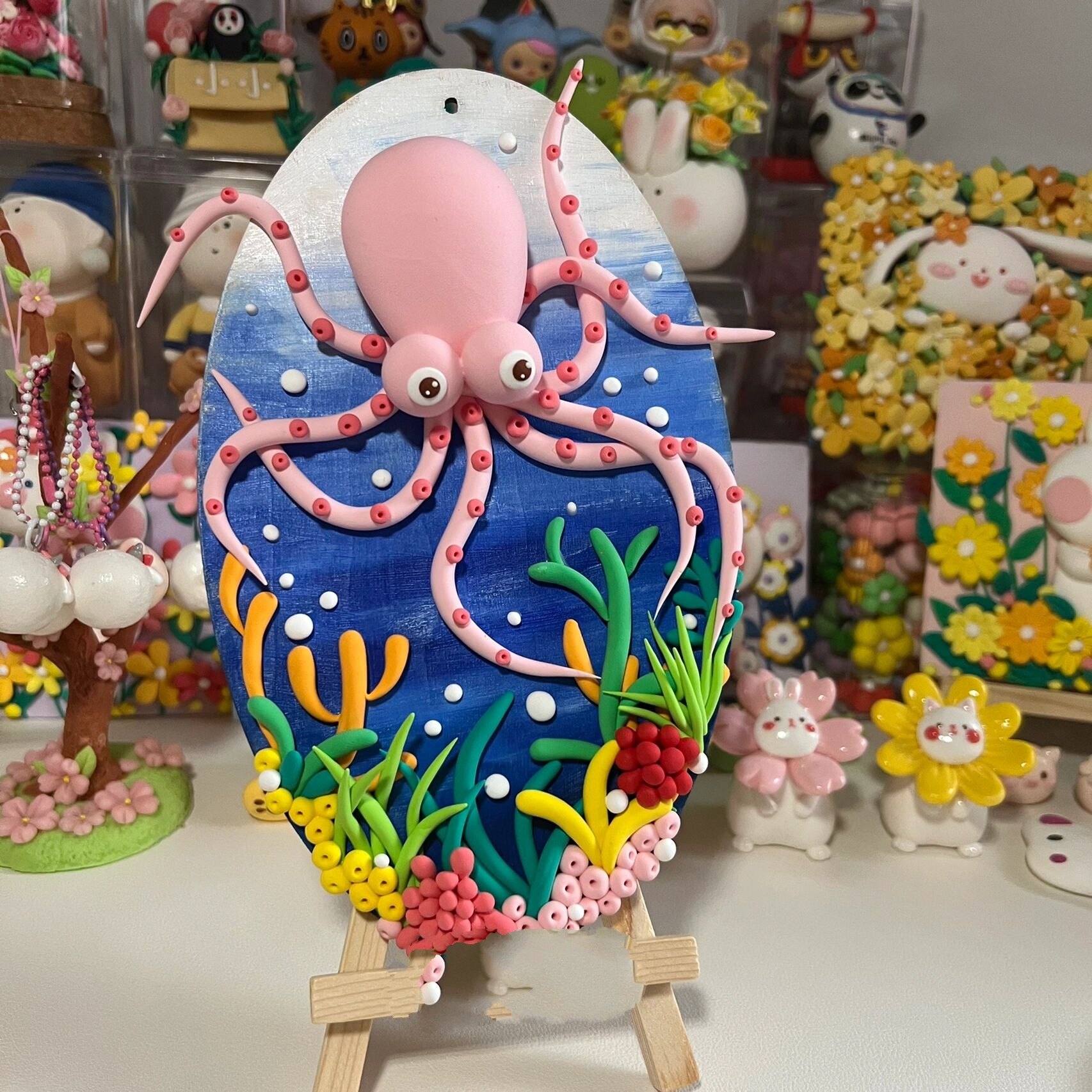 超轻粘土章鱼教程   网上找的参考图