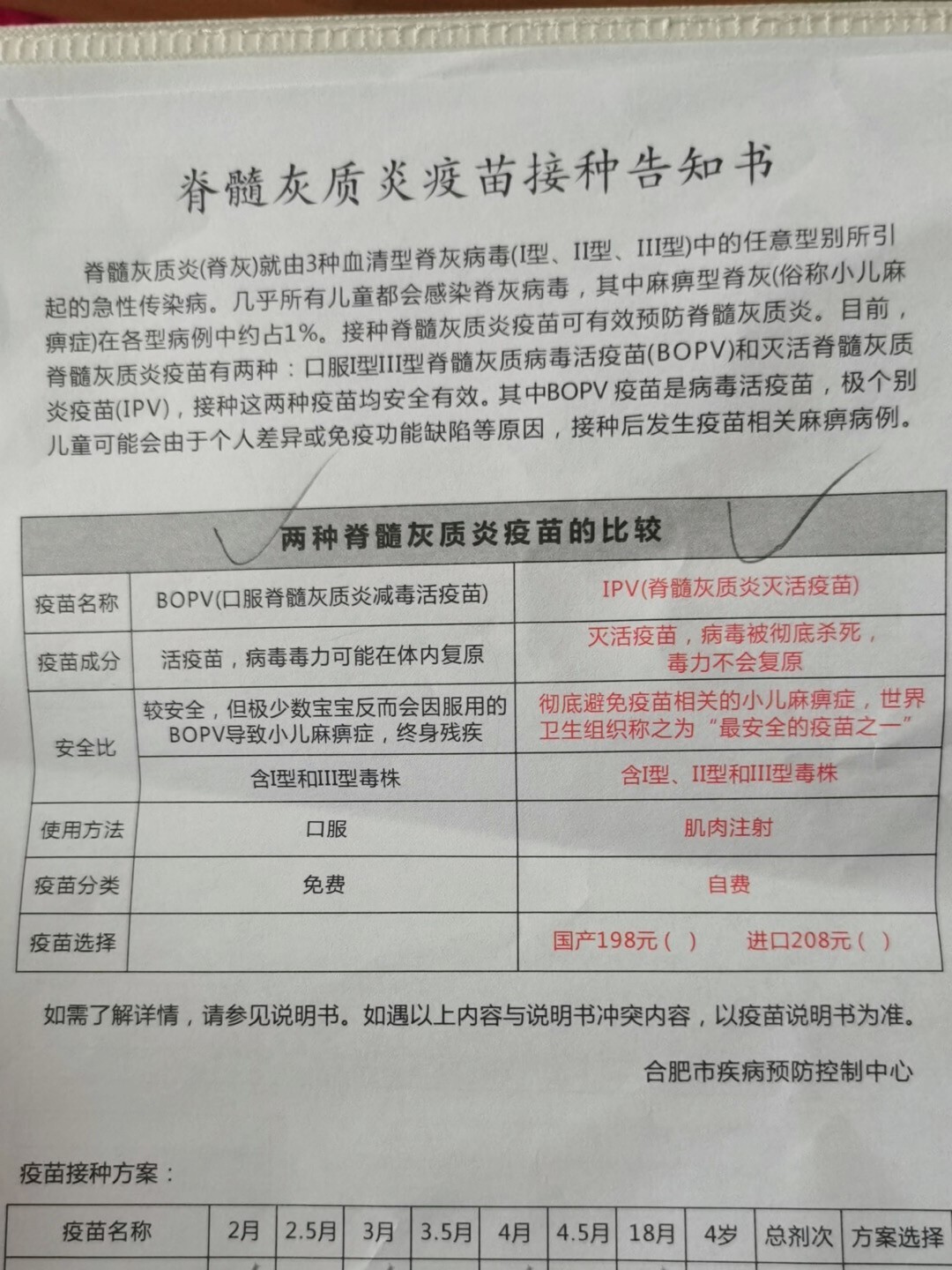 脊灰疫苗打哪个 下次要打脊灰疫苗了,你们都给宝宝打的免费还是自费?
