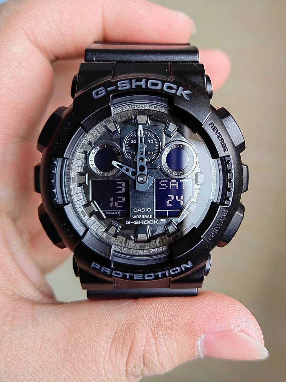 卡西欧g-shock ga100cf拆弹专家 图1:ga 100cf 1a 图2:ga100 1a1