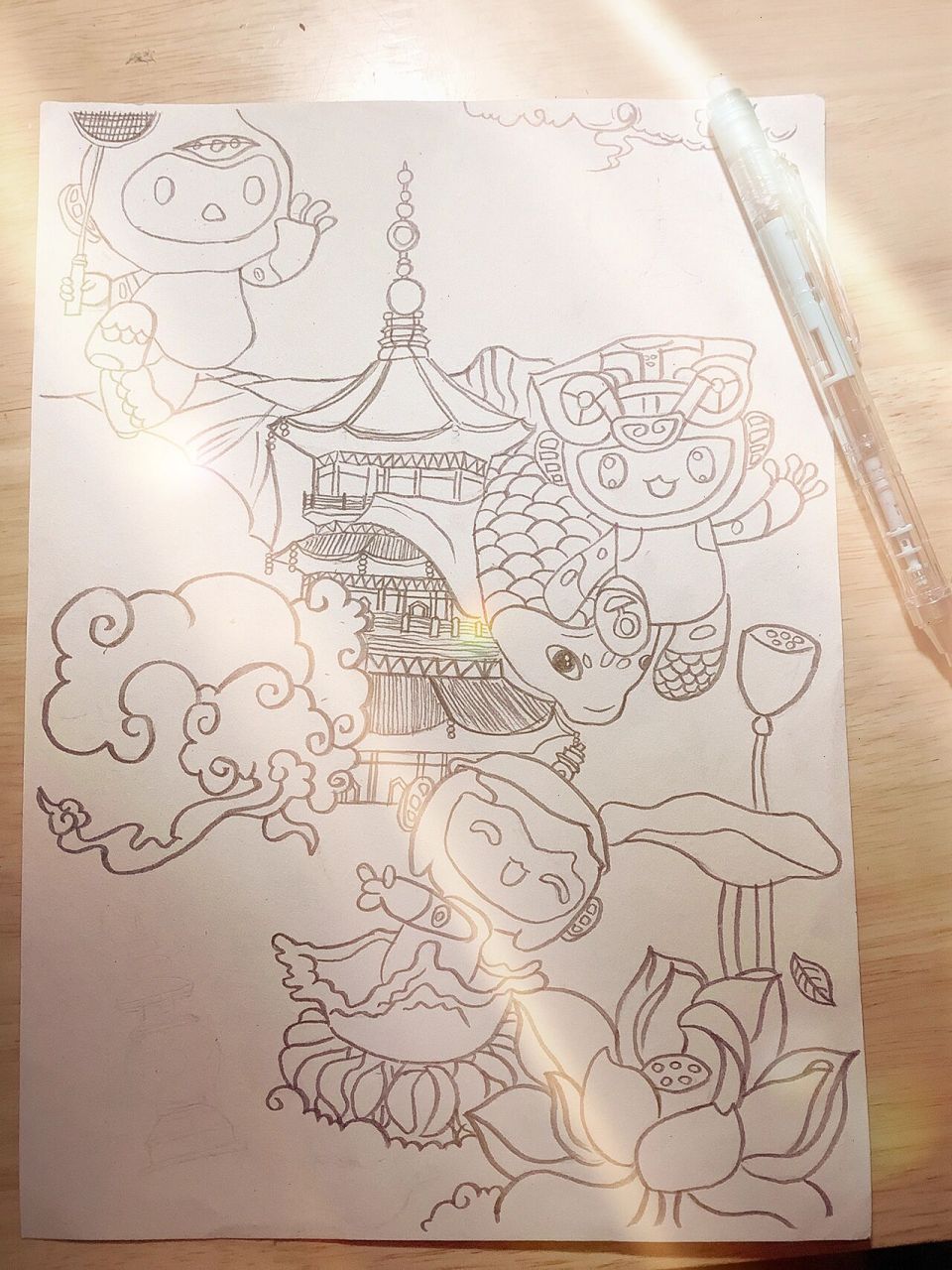 杭州亚运会海报             这是个存稿哦,画好之后一直没来的及发