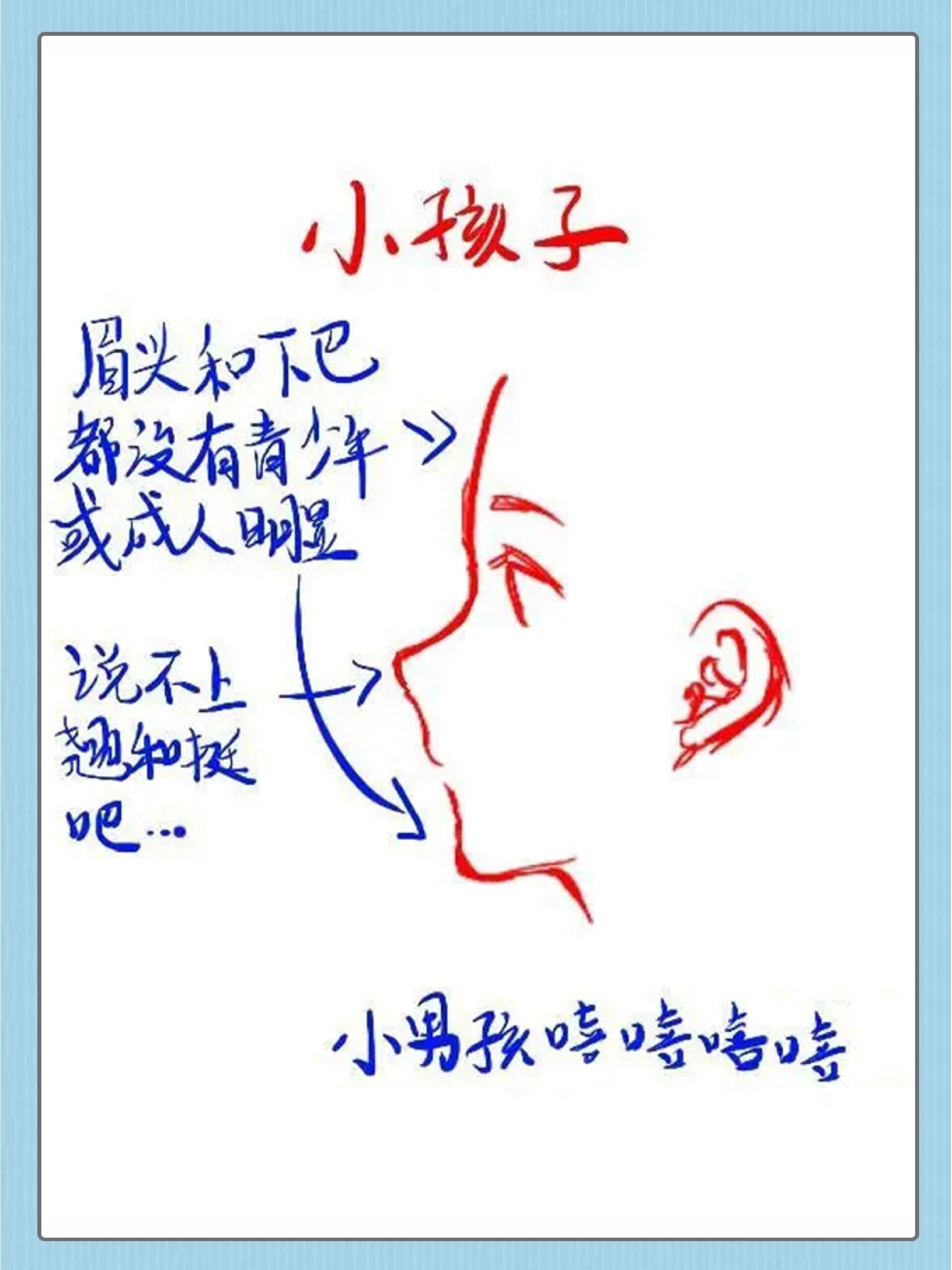 二次元人物侧脸教程