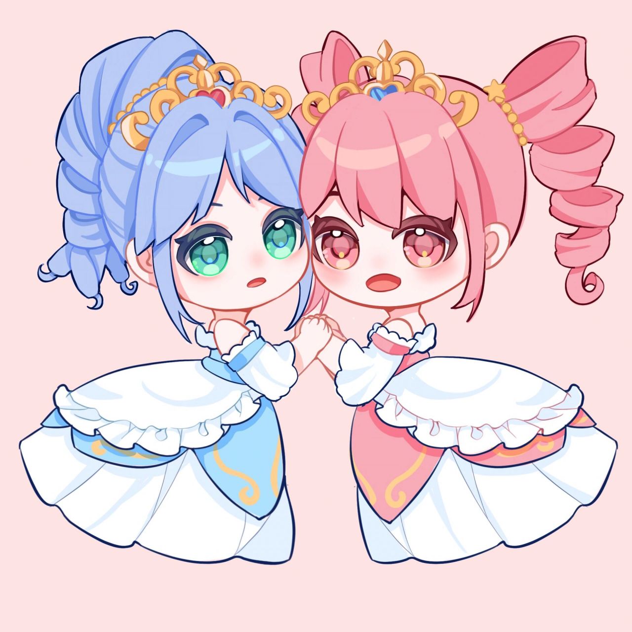 摸的双子星公主! 小时候超级喜欢看的