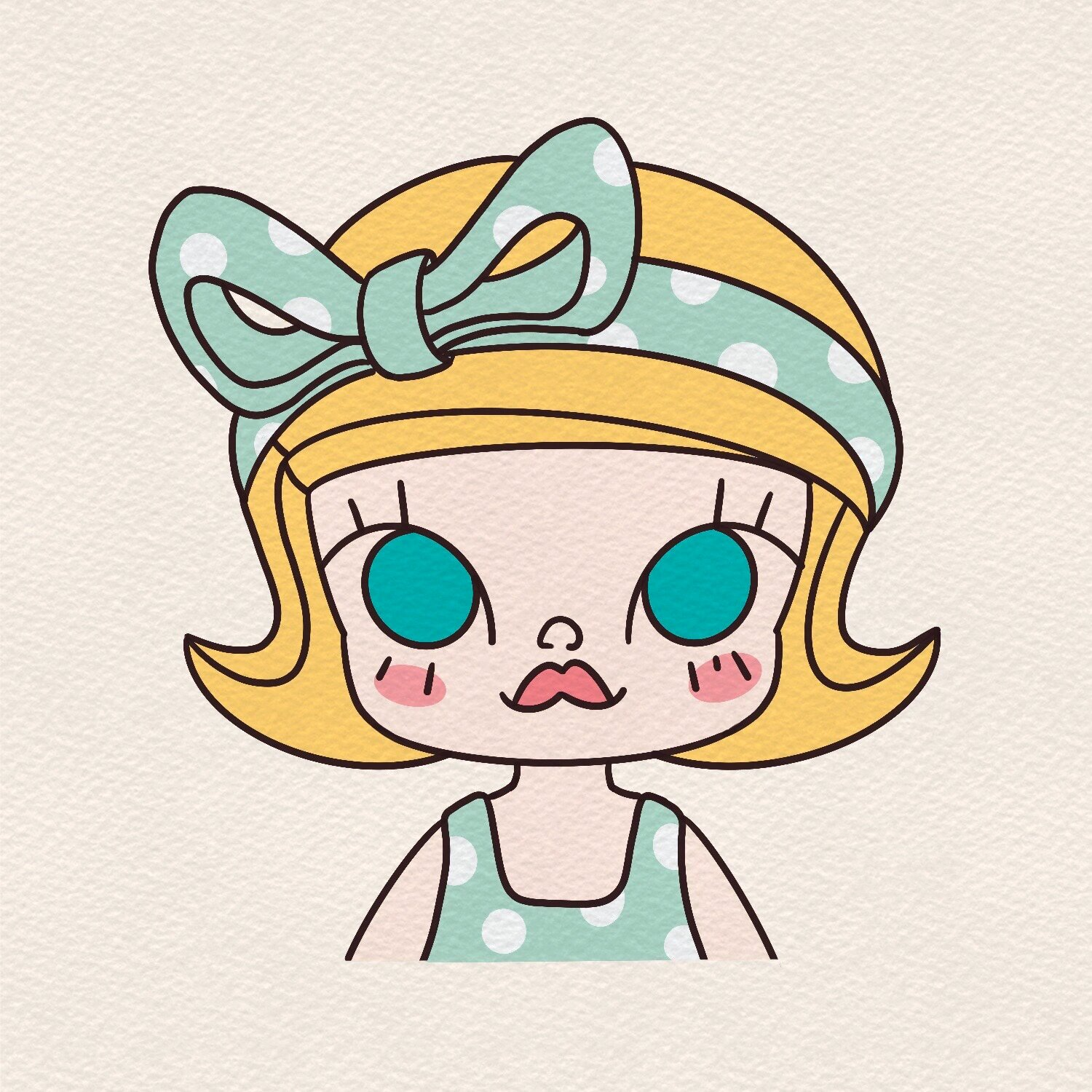 「简笔画」(100/97)泡泡玛特molly·内附步骤