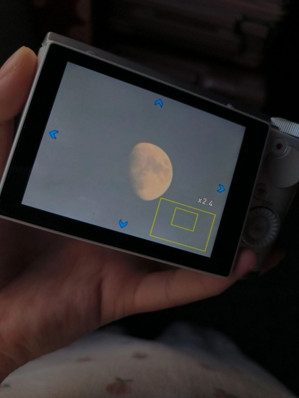 卡西欧zr3700拍月亮参数 参数在p4 直接手持就可以了 #卡西欧zr1500