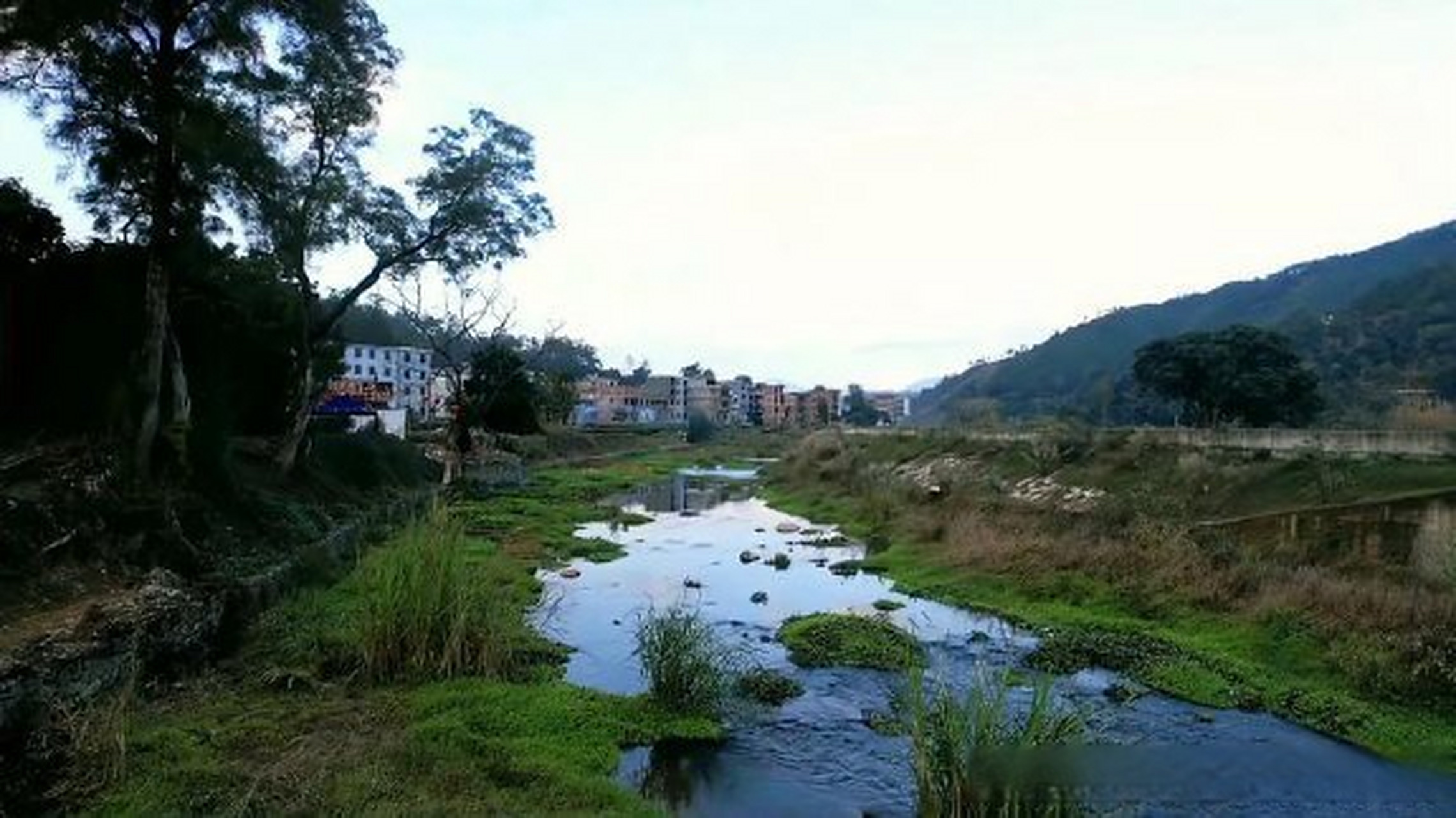 接上个视频鸟瞰诏安县秀篆镇溪堤![网页链接]