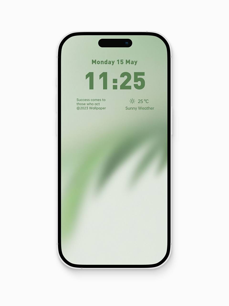 原创壁纸 | 竹青绿 清新风格护眼壁纸 锁屏配色:598152  搭配食用