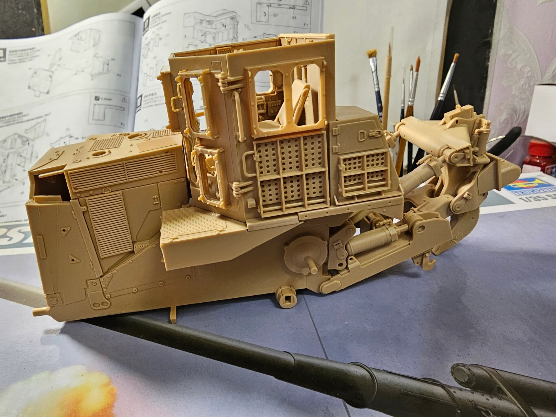 开新坑,以色列d9r装甲推土机