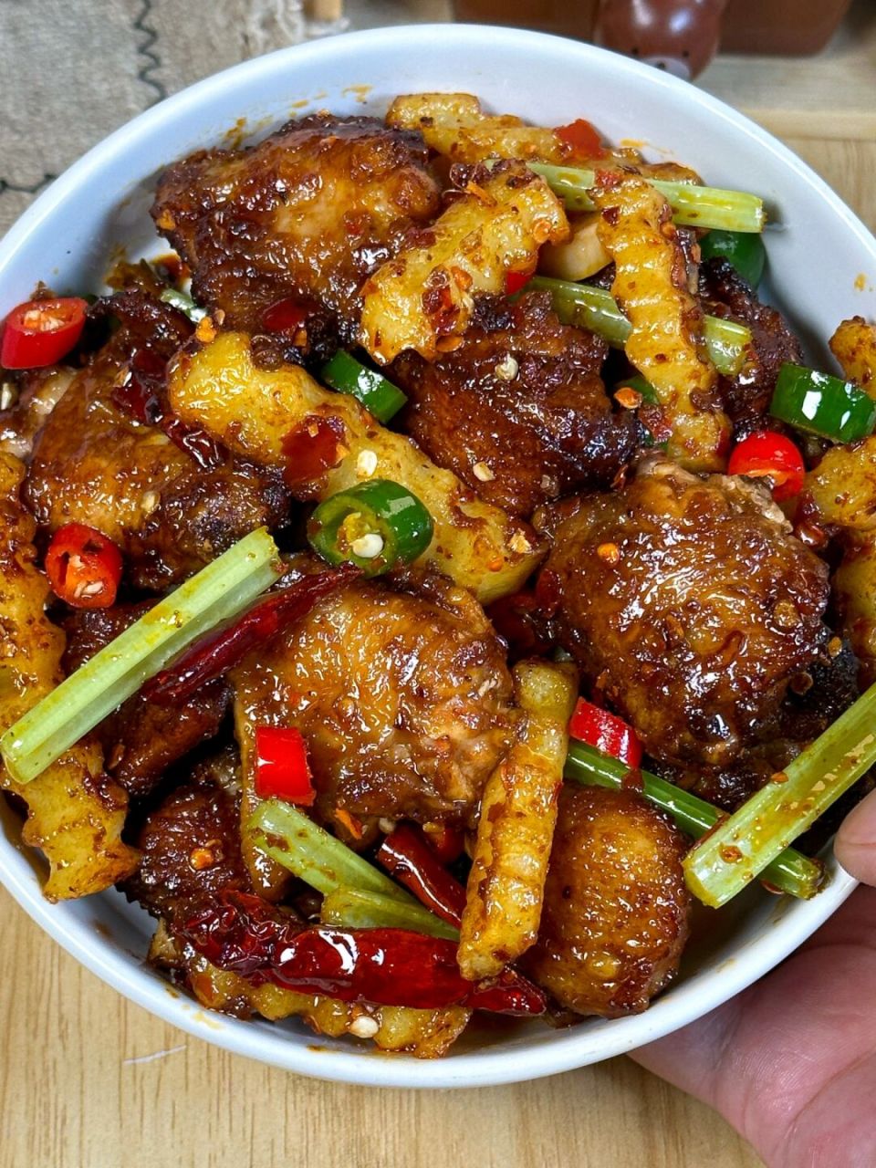 干锅鸡翅,巨巨好吃!