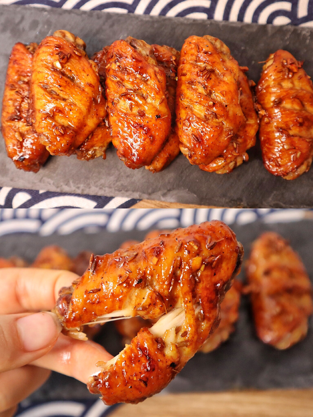 吃烤翅啦,今天来解解馋～这样做外焦里嫩肉汁十足～ 准备食材 鸡翅8个