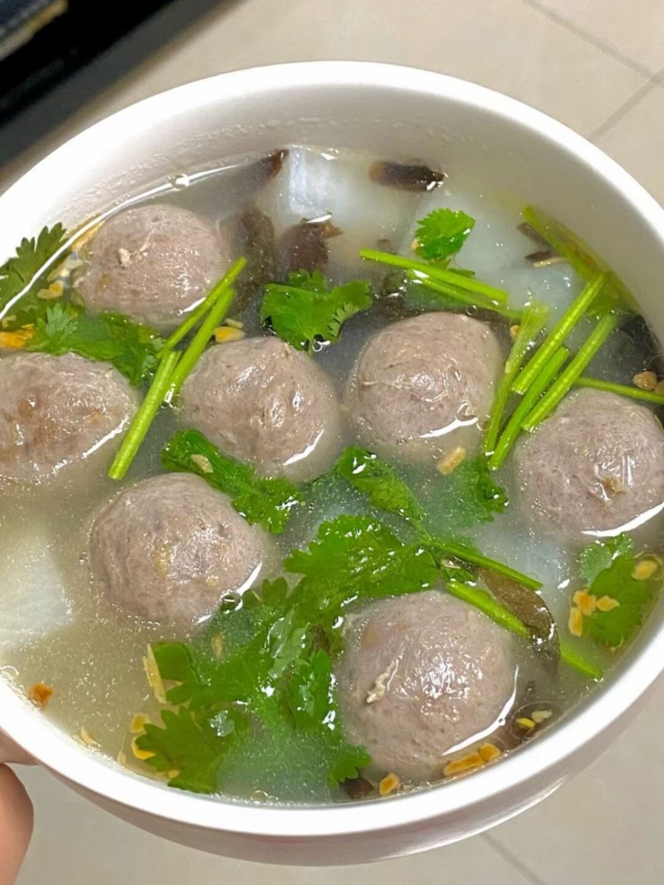 三款热气腾腾的丸子汤,快来pick你的款 73潮汕牛肉丸子汤,怎么做都
