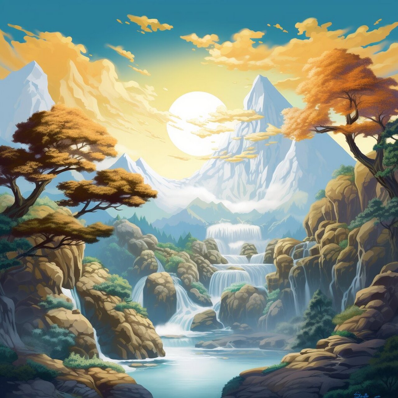 好运头像 | 五行,细水长流 懂点易学的朋友都能发现,第一图是难得的好