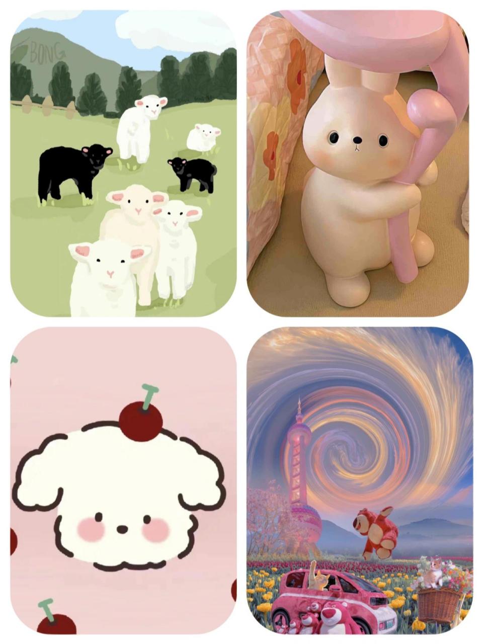 iwatch表盘壁纸分享 | 可爱卡通合集 分享一组 的卡通  效果图还不错