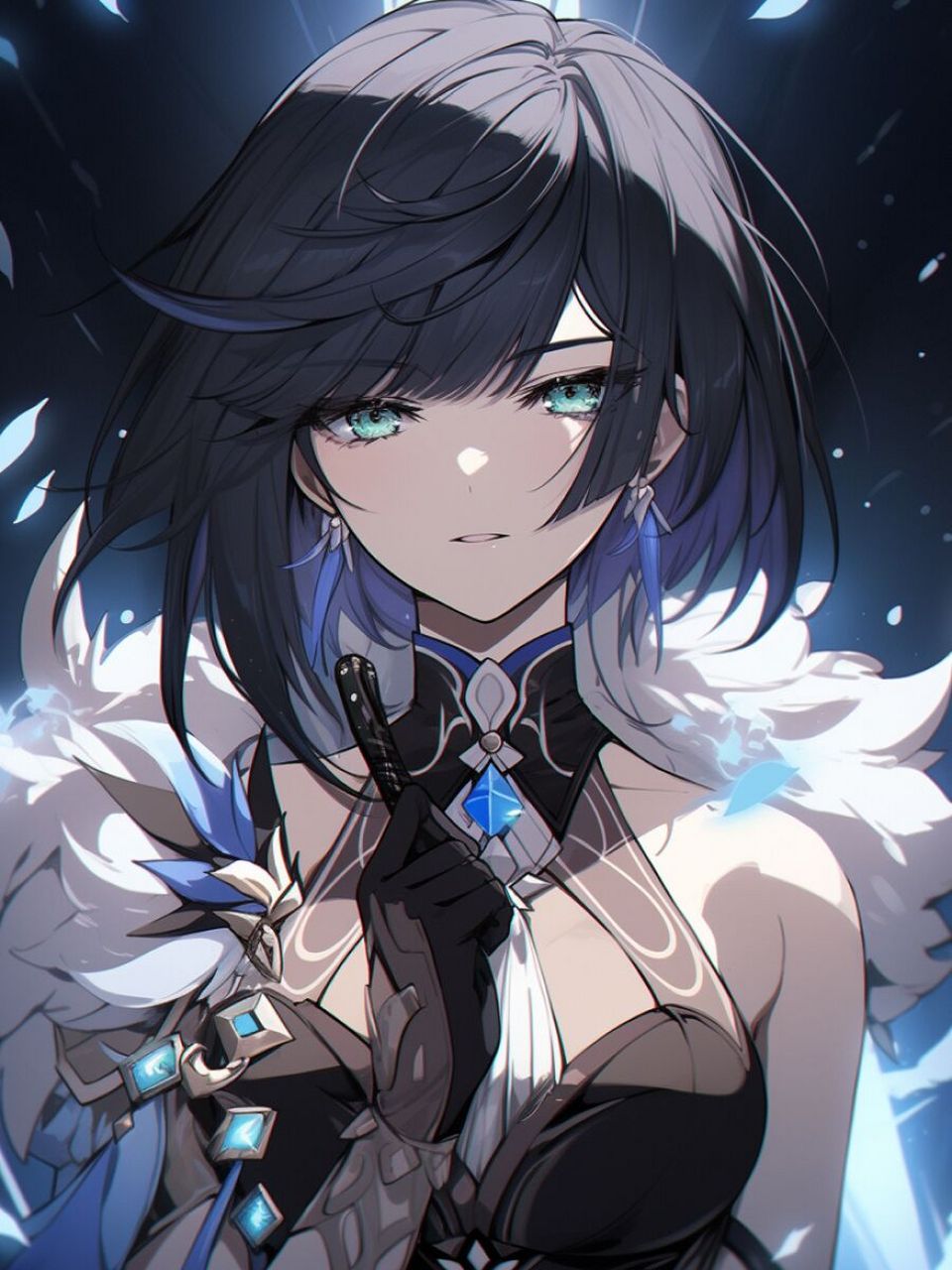 【原神壁纸】夜兰丨兰生幽谷 (含完整壁纸)左下角进