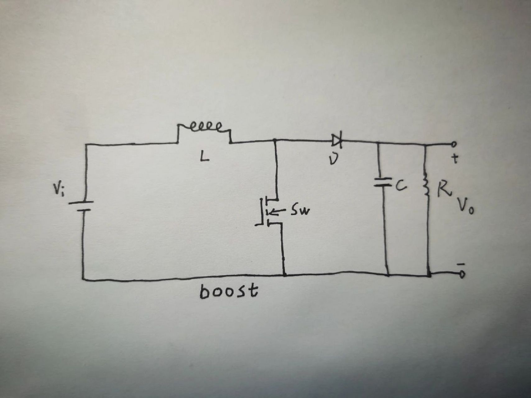 学习分享:dcdc转换的升压电路—boost #   boost升压电路主要利用了