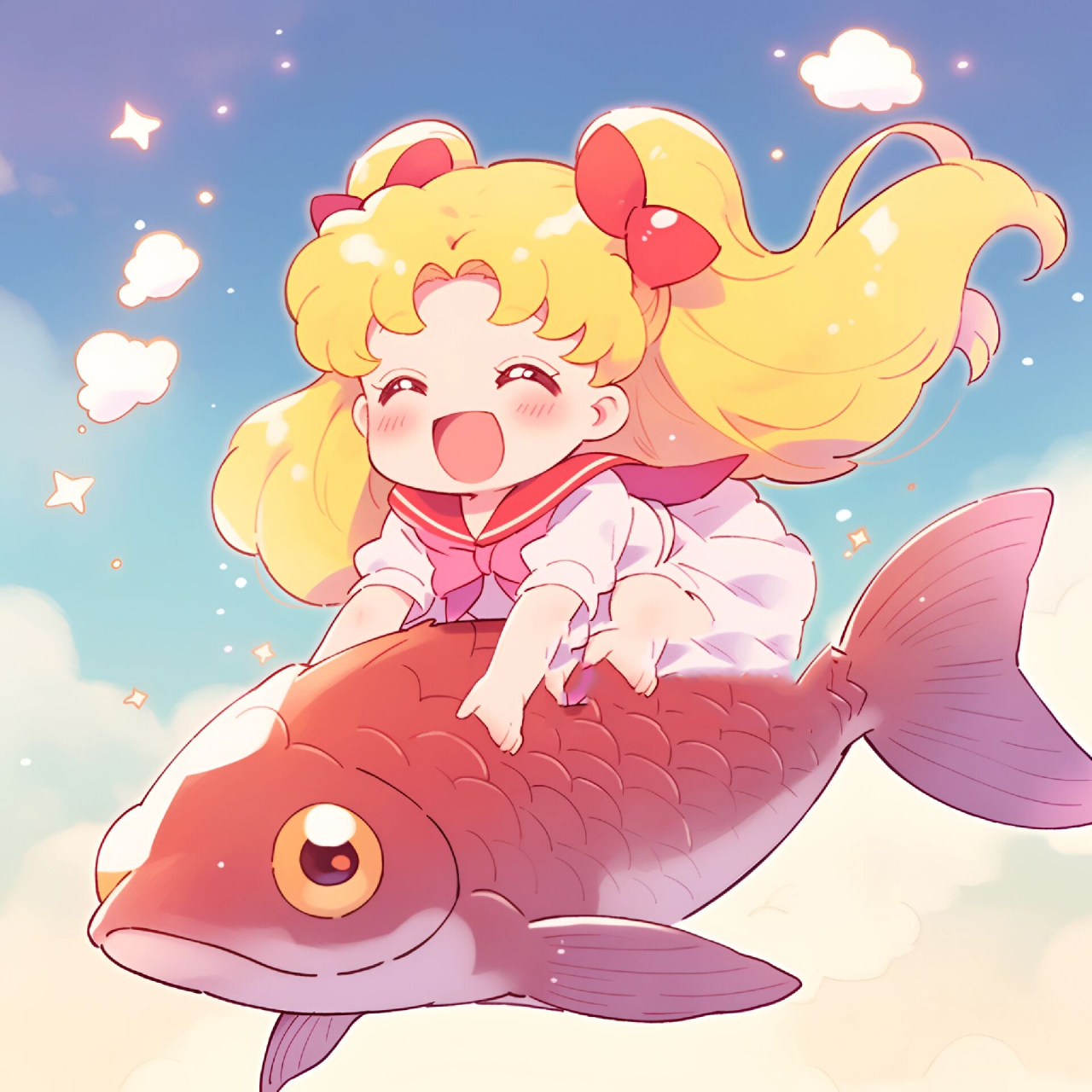 上岸头像/这锦鲤头像的寓意你可懂?  图片来97