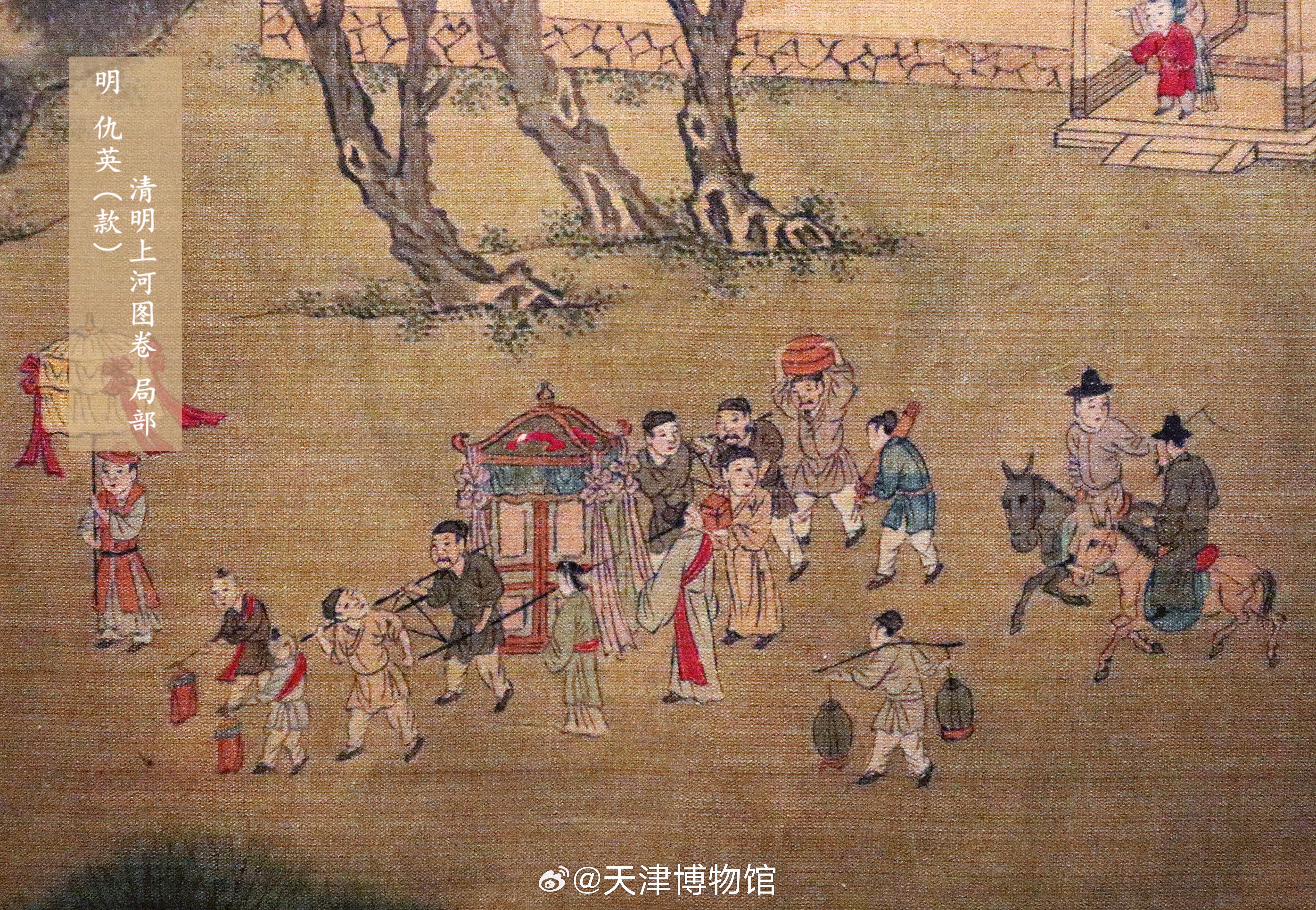 所绘北宋风俗画,现藏于故宫博物院,是中国绘画史上最负盛名的作品之一